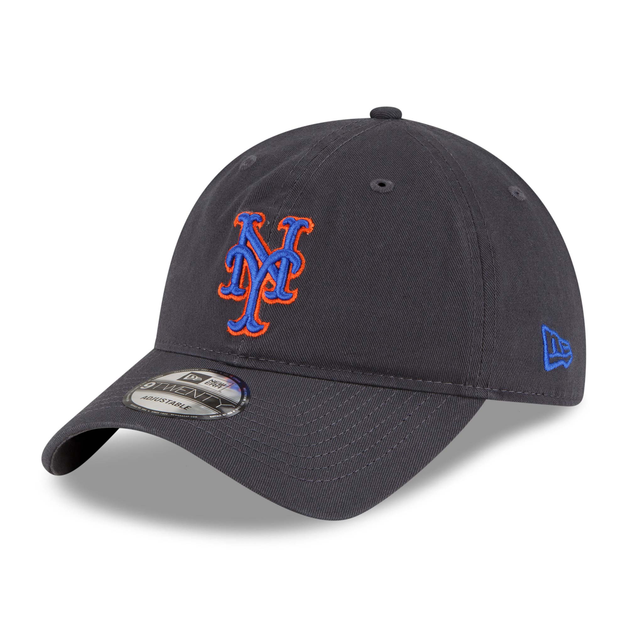 New York Mets Core Classic New Era 9TWENTY Adjustable MLB Cap Grey