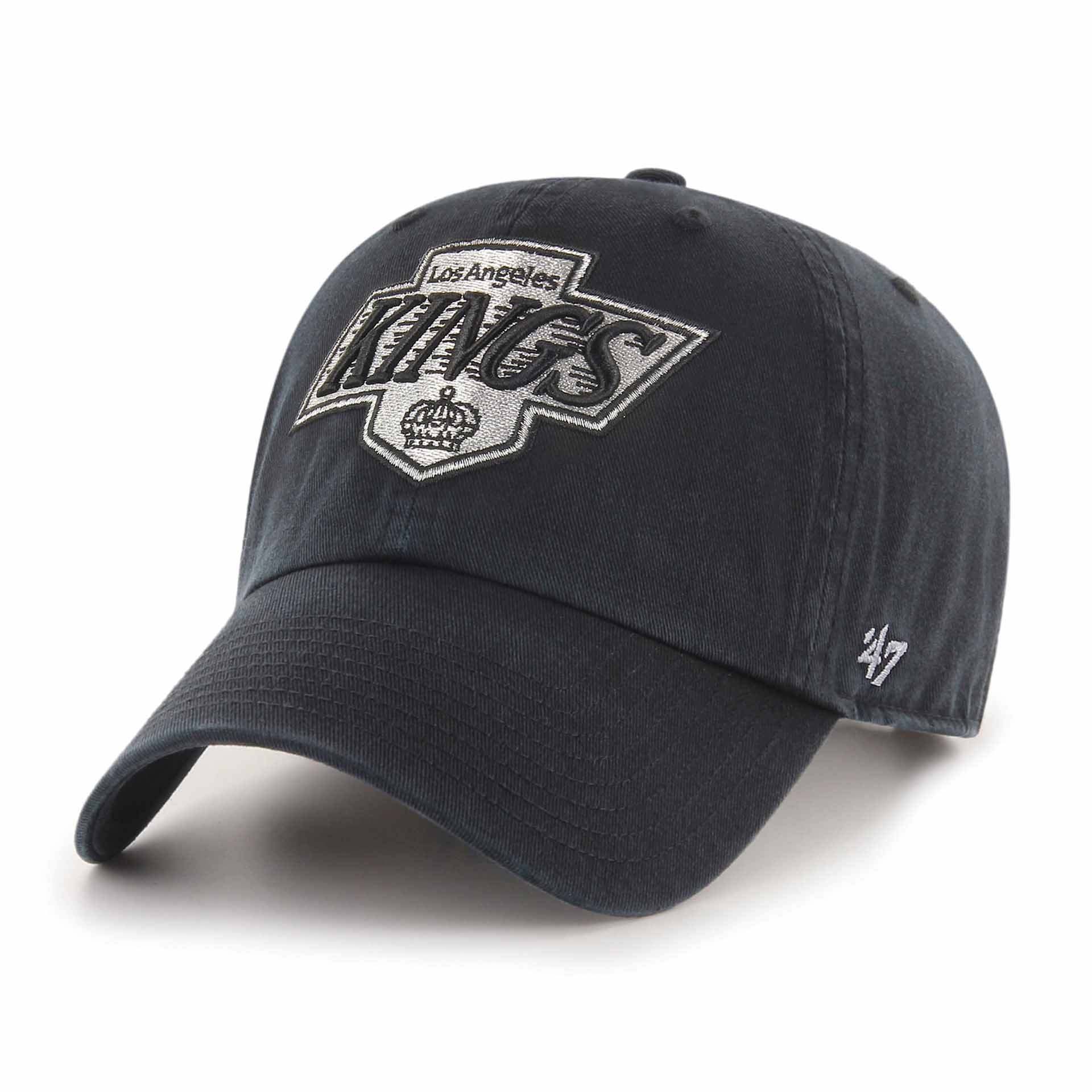 Los Angeles Kings 1988 Vintage '47 Clean Up Adjustable NHL Cap Schwarz
