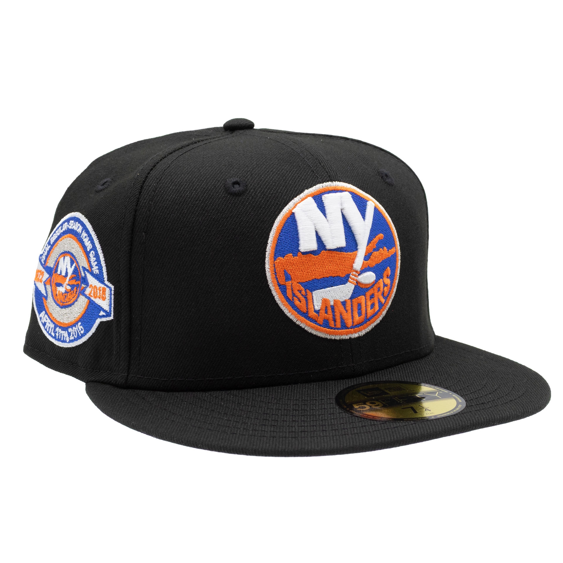 New York Islanders Final Home Game 59FIFTY Fitted NHL Cap Schwarz