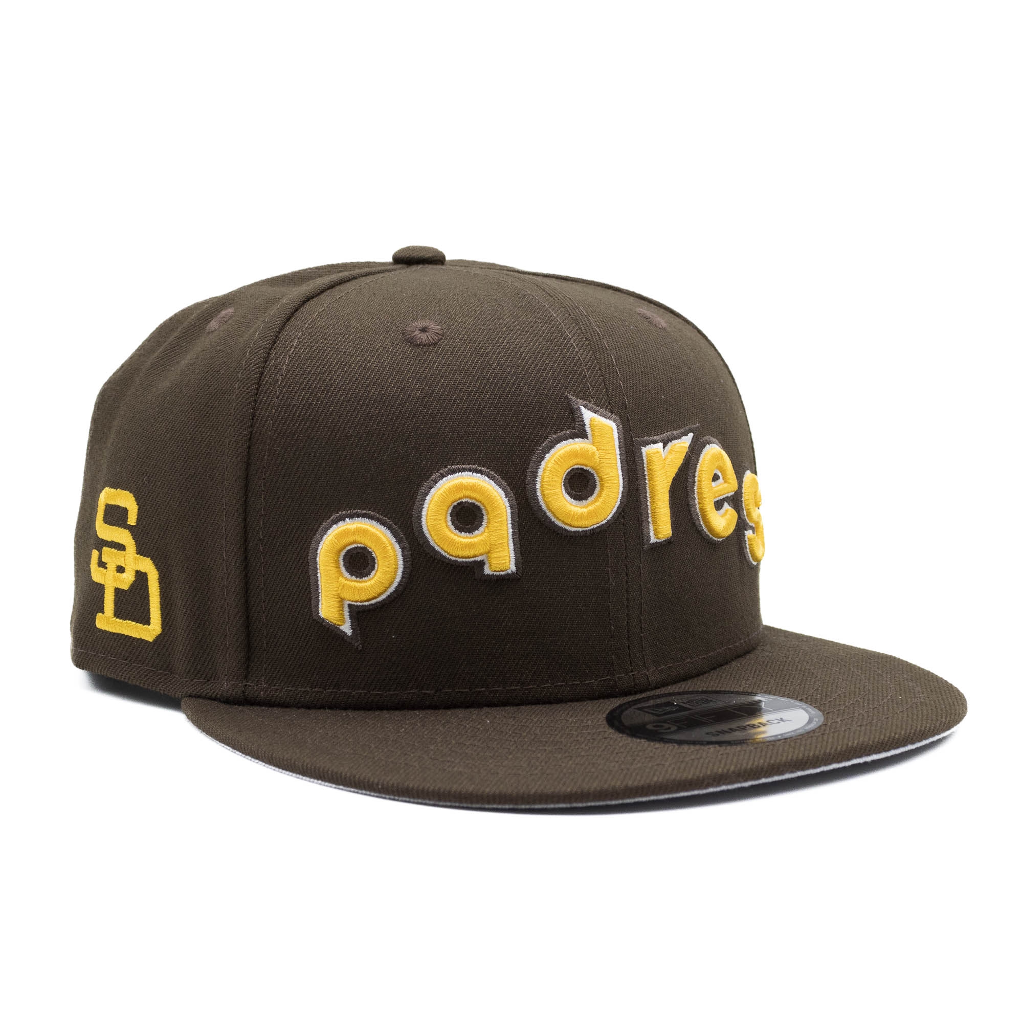 San Diego Padres Wordmark Cooperstown New Era 9FIFTY Snapback MLB Cap