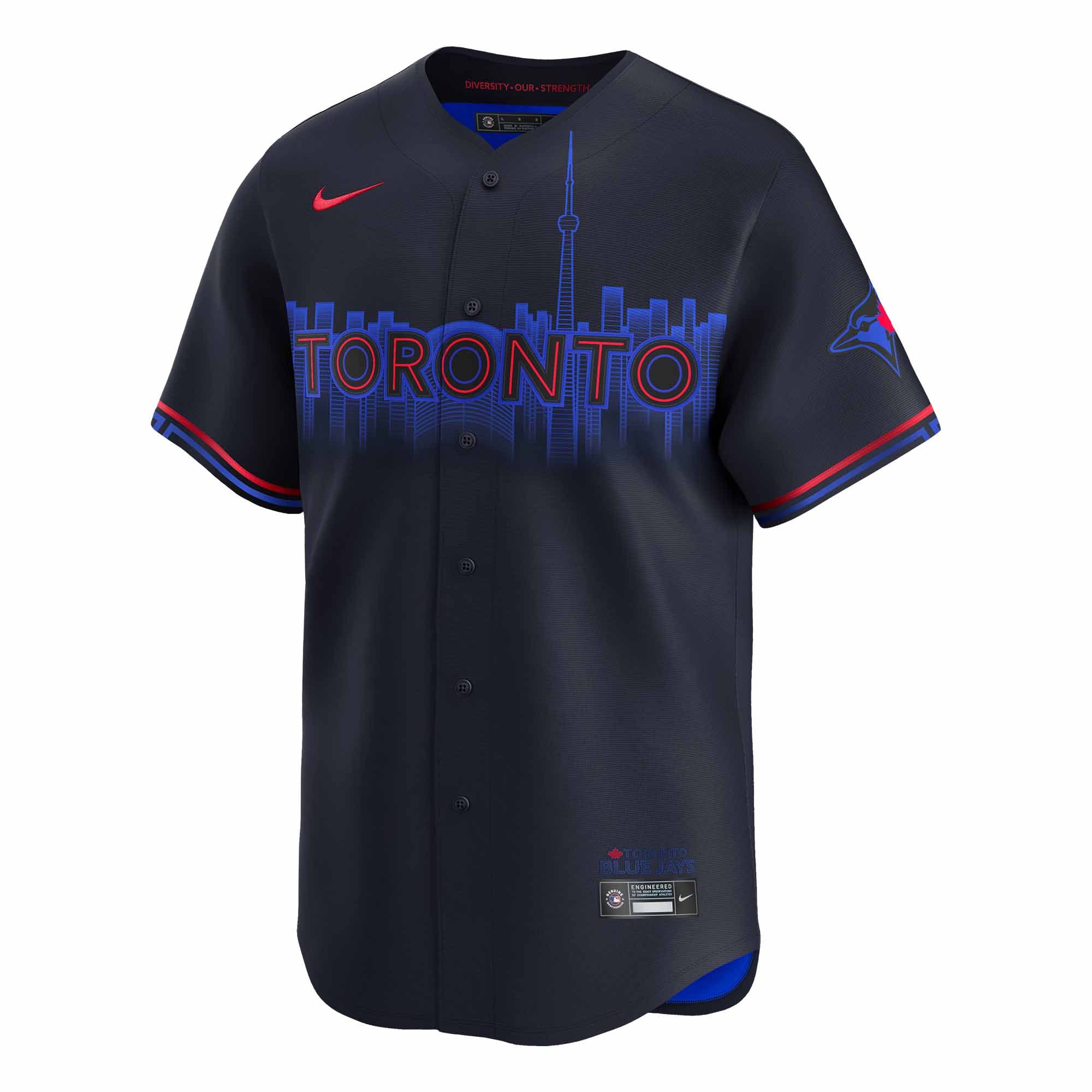 Toronto Blue Jays Limited City Connect MLB Trikot Navy