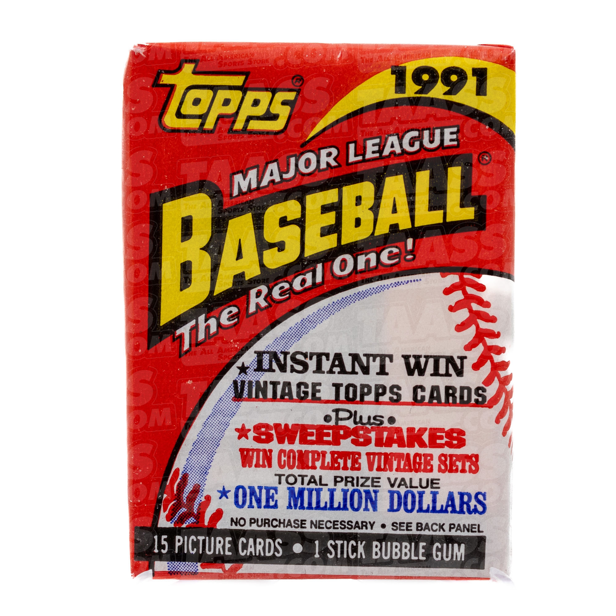 1991 Topps Baseball Hobby Vintage MLB Pack