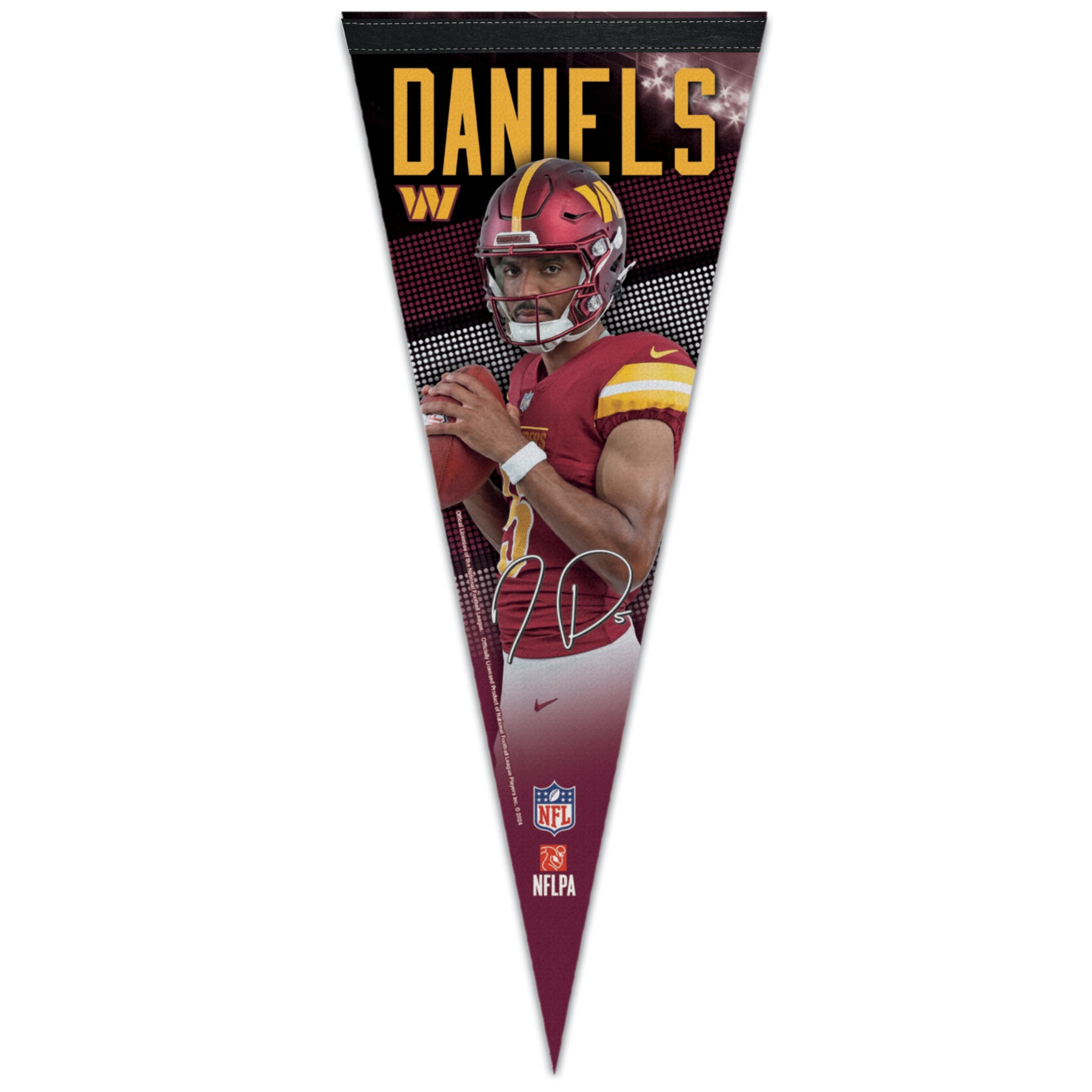 Jayden Daniels Washington Commanders Player Premium WinCraft NFL Wimpel