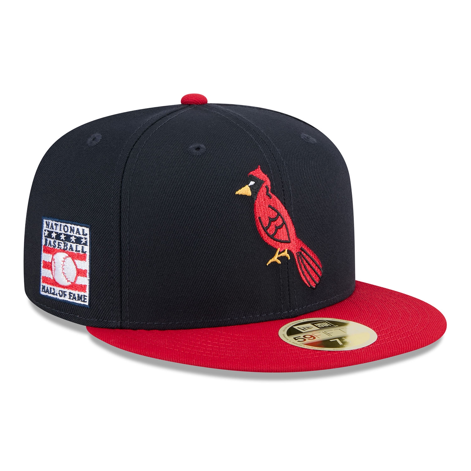 St. Louis Cardinals 2025 MLB Hall of Fame 59FIFTY Fitted Cap Navy