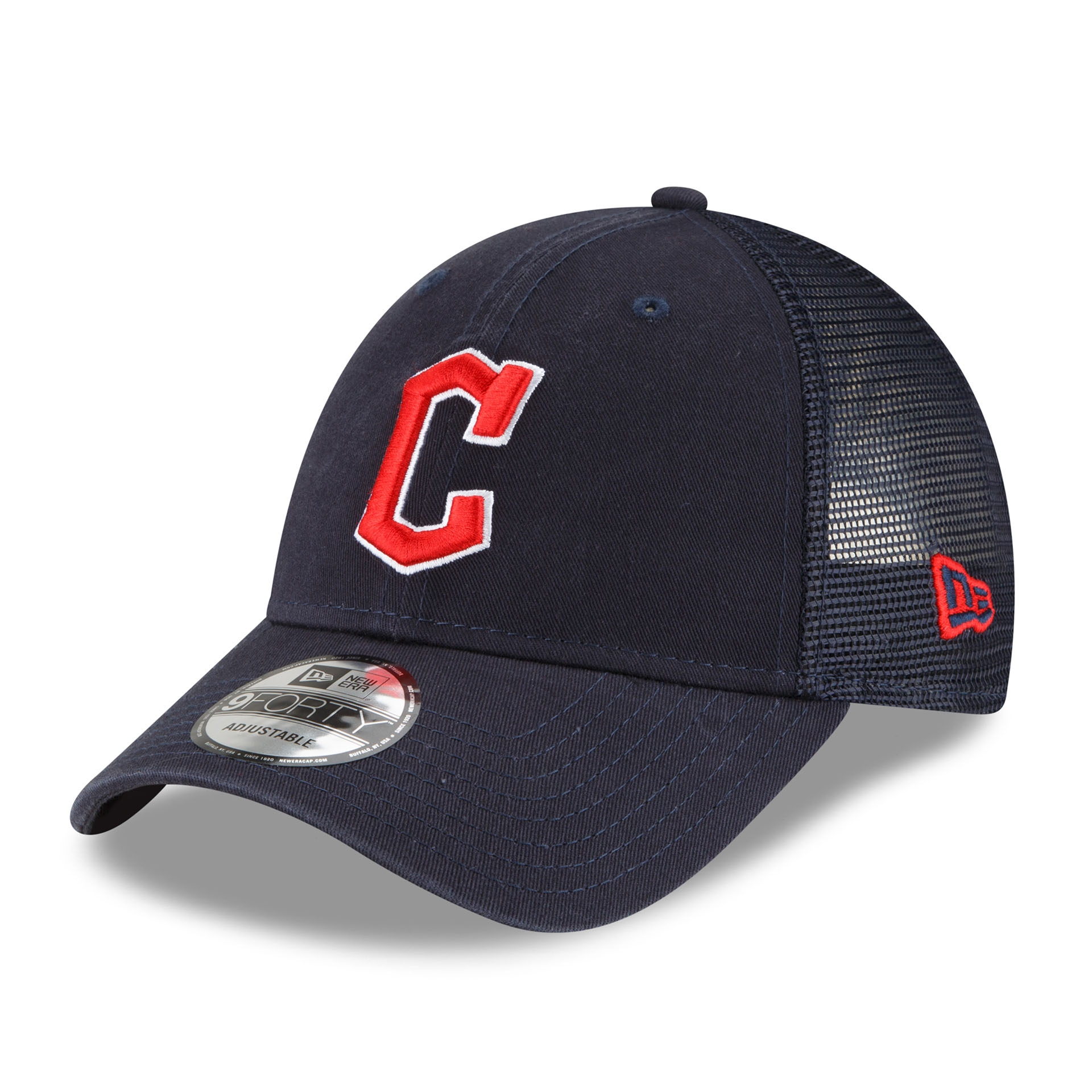 Cleveland Guardians Basic 9FORTY Trucker MLB Cap Navy