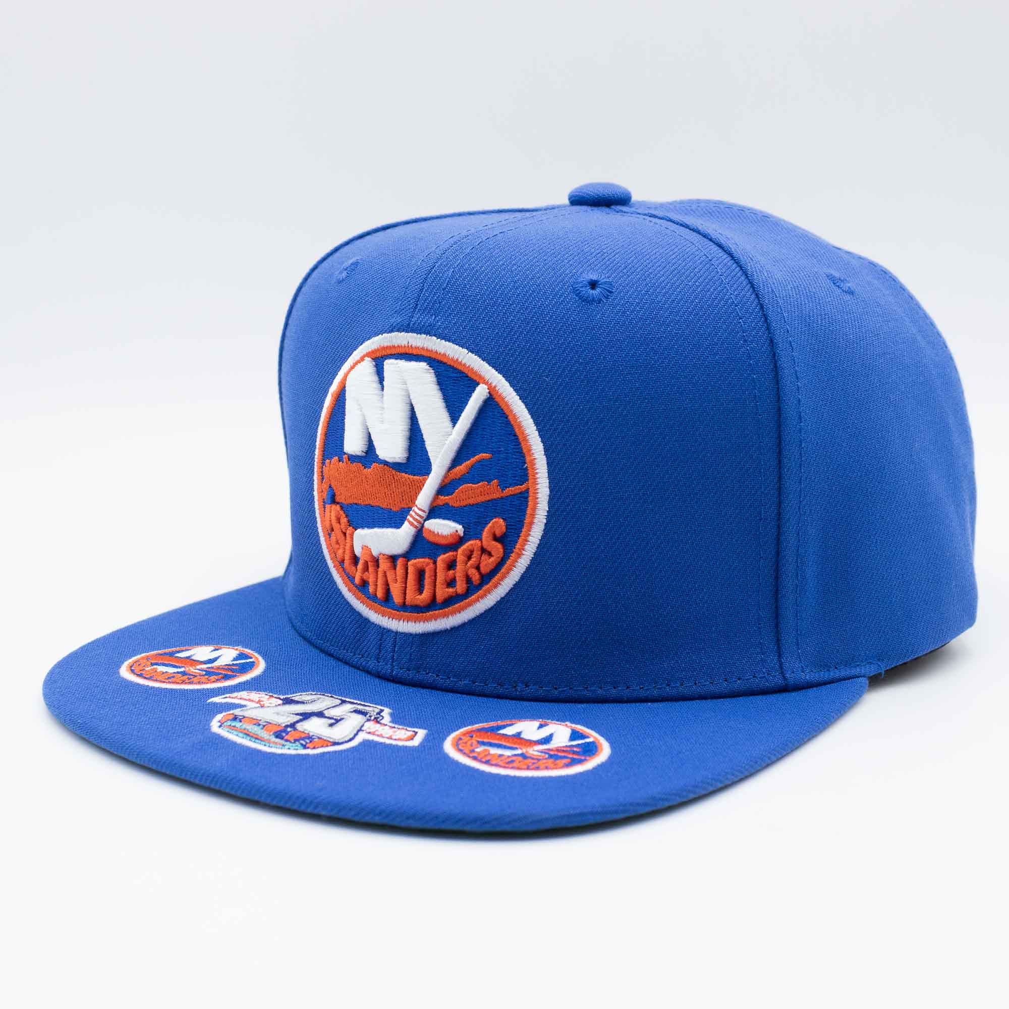 New York Islanders Hat Trick Mitchell & Ness Snapback NHL Cap Blau