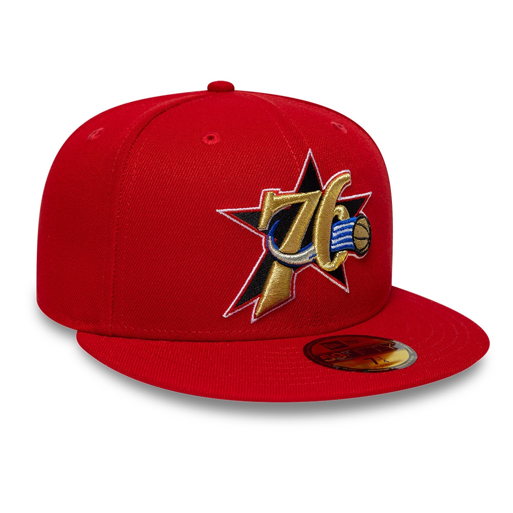 Philadelphia 76ers 1997-2009 NBA Hardwood Classics 59FIFTY Fitted Cap Red