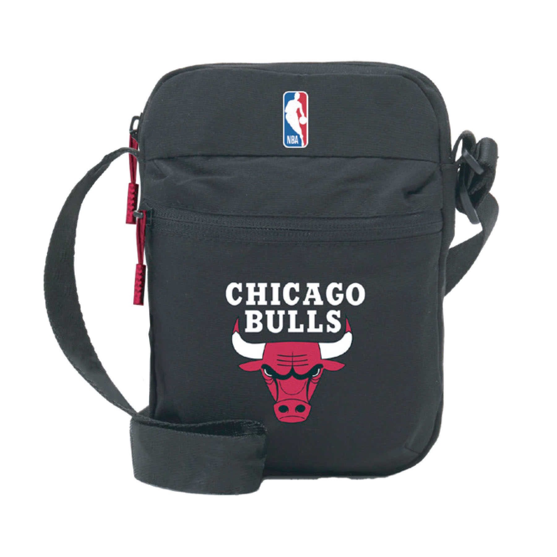 Chicago Bulls NBA Side Bag Schwarz