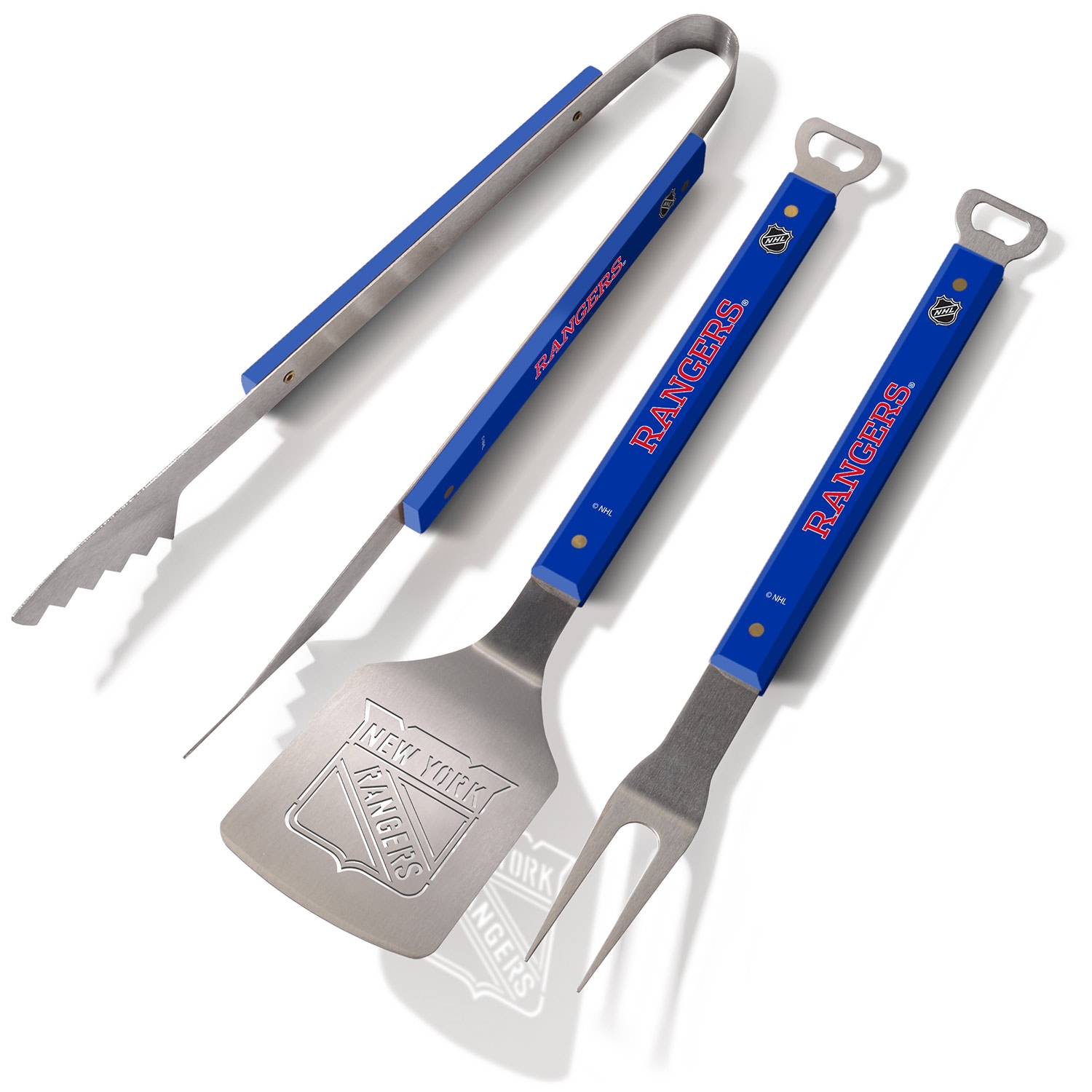 New York Rangers NHL Spirit Barbecue Grillbesteck-Set (3-Teilig)
