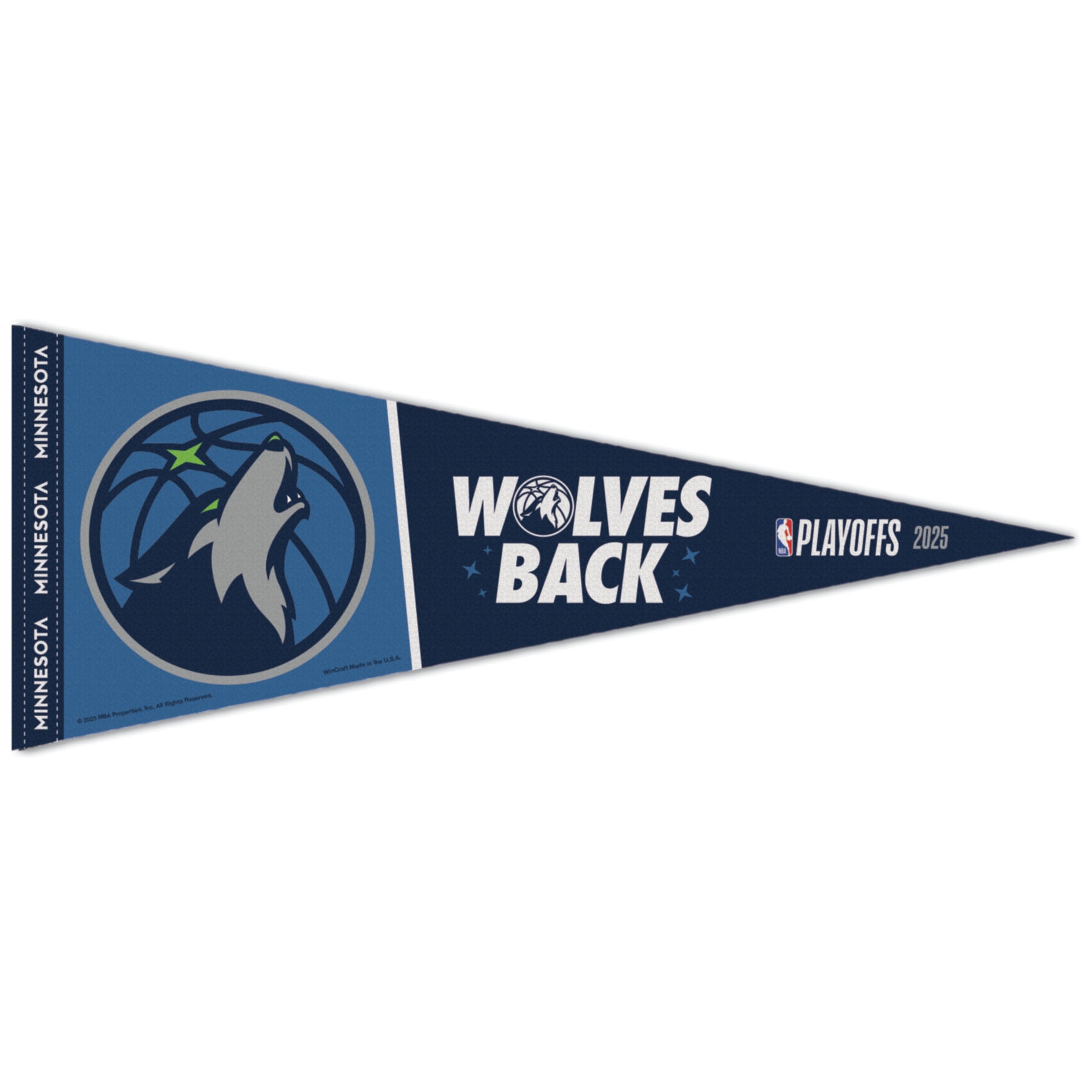 Minnesota Timberwolves Wolves Back Premium NBA Wimpel