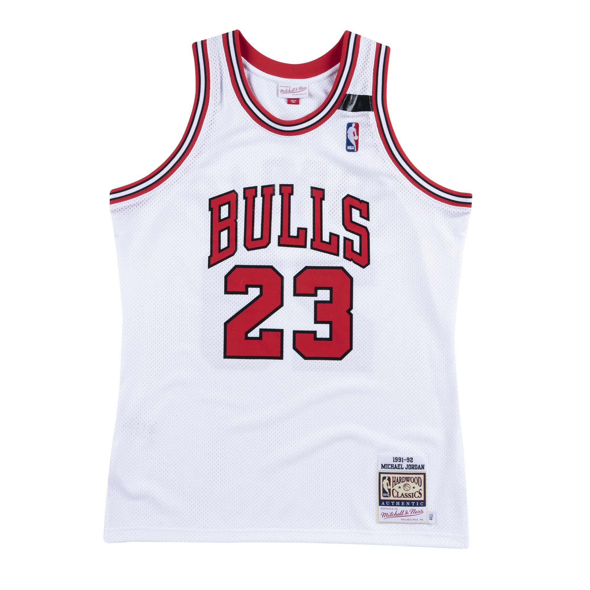 Michael Jordan #23 Chicago Bulls 1991-92 Authentic NBA Jersey White