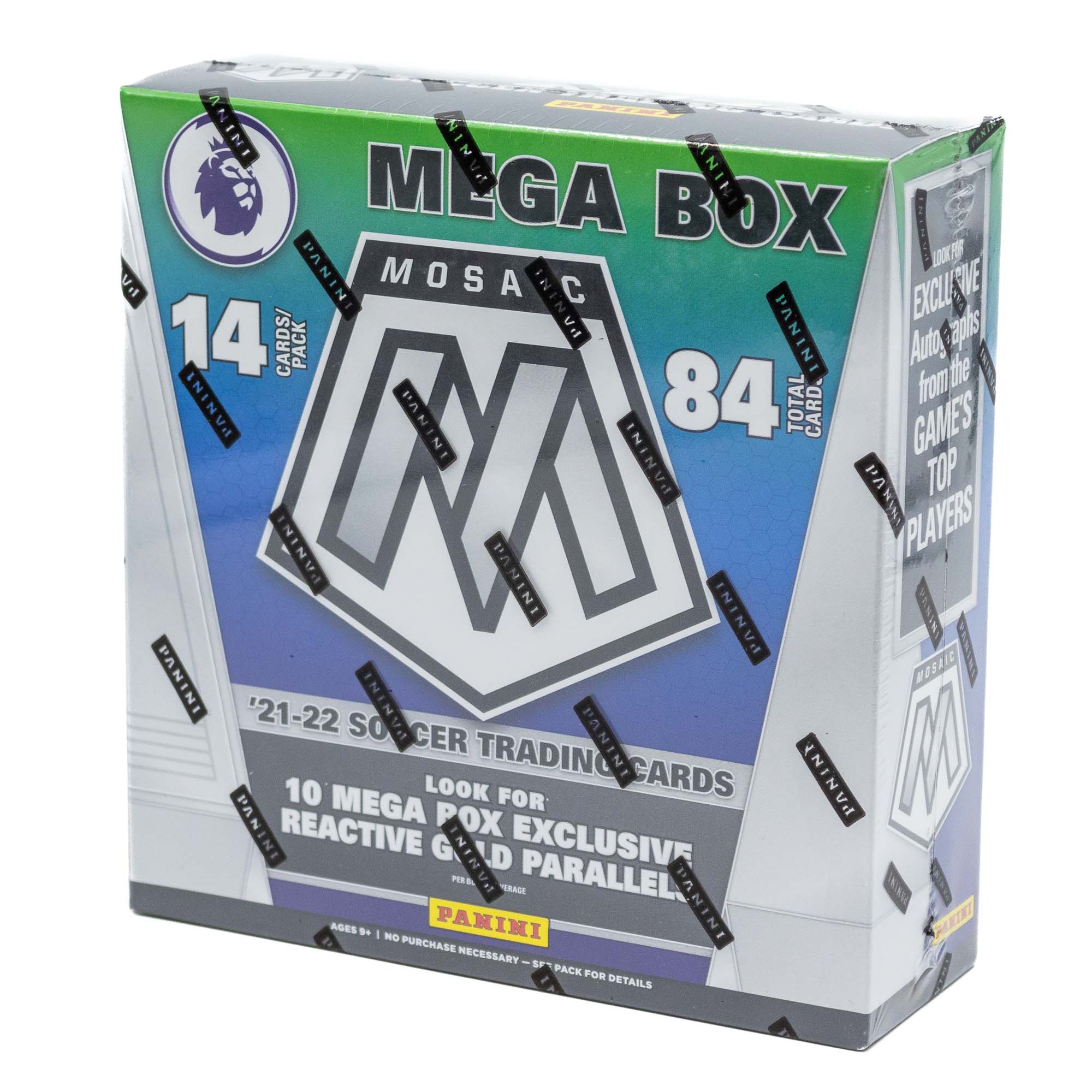 2021/22 Panini Mosaic Premier League EPL Soccer (Fußball) Mega Box