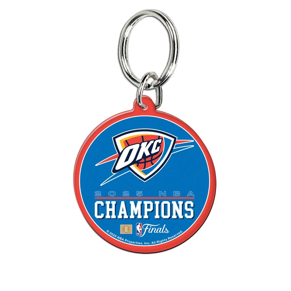 Oklahoma City Thunder 2025 NBA Champions Acryl Schlüsselanhänger