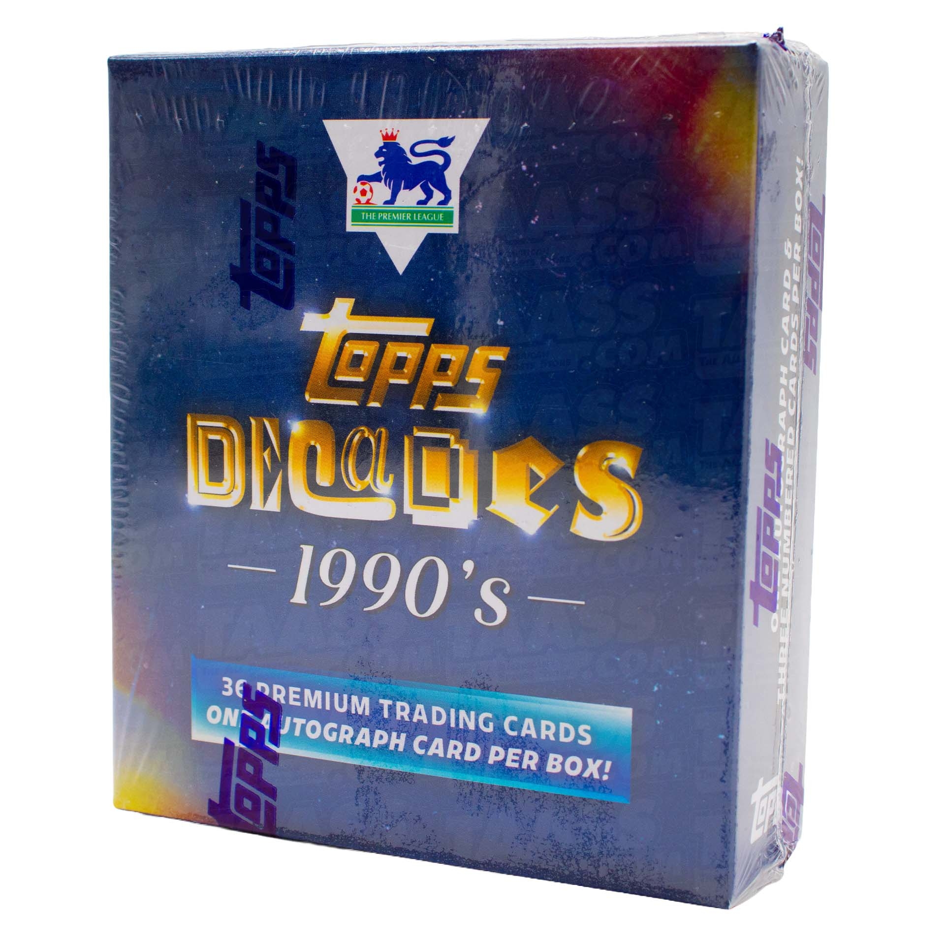 2025/26 Topps Decades 1990's Premier League Fußball Hobby Box