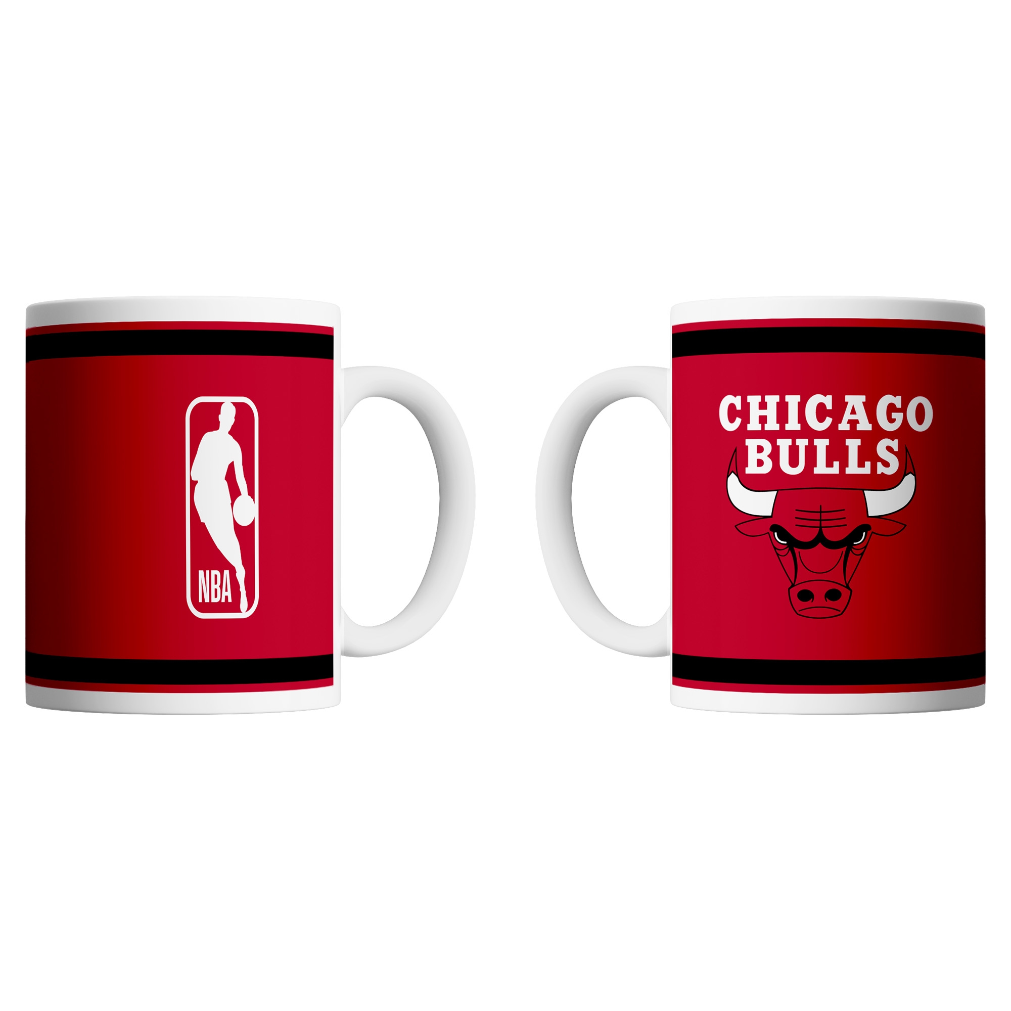 Chicago Bulls Logo & Shield NBA Becher (330 ml)