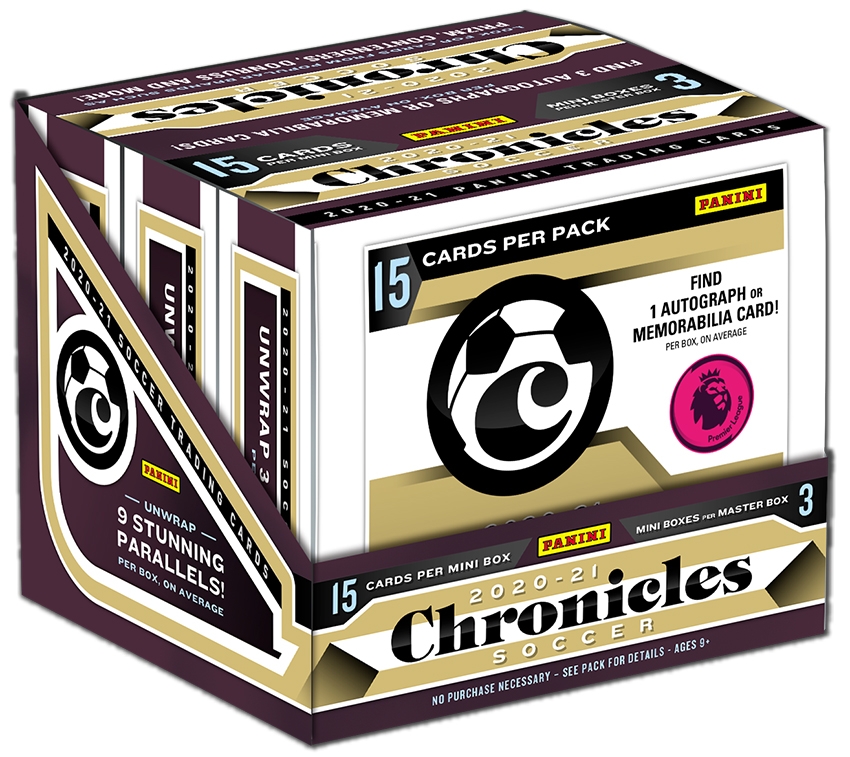 2020/21 Panini Chronicles Soccer (Fußball) Hobby Box