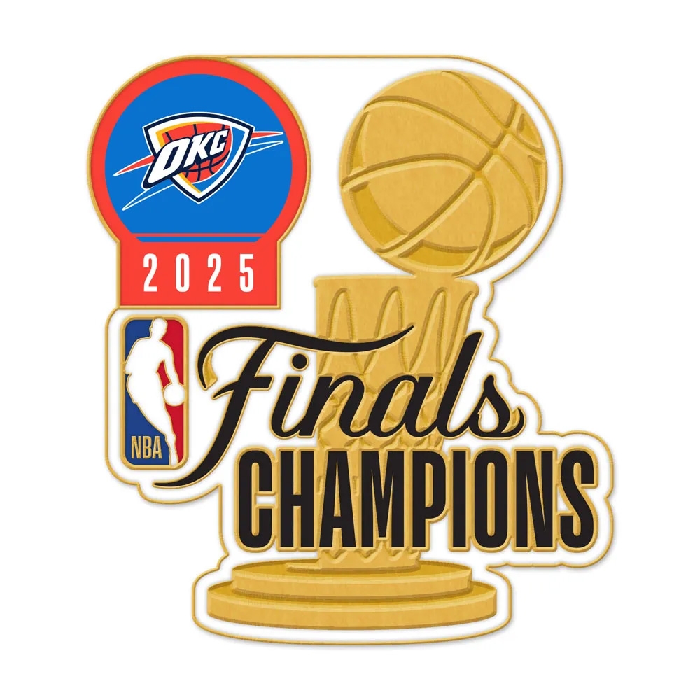 Oklahoma City Thunder 2025 NBA Champions Pin