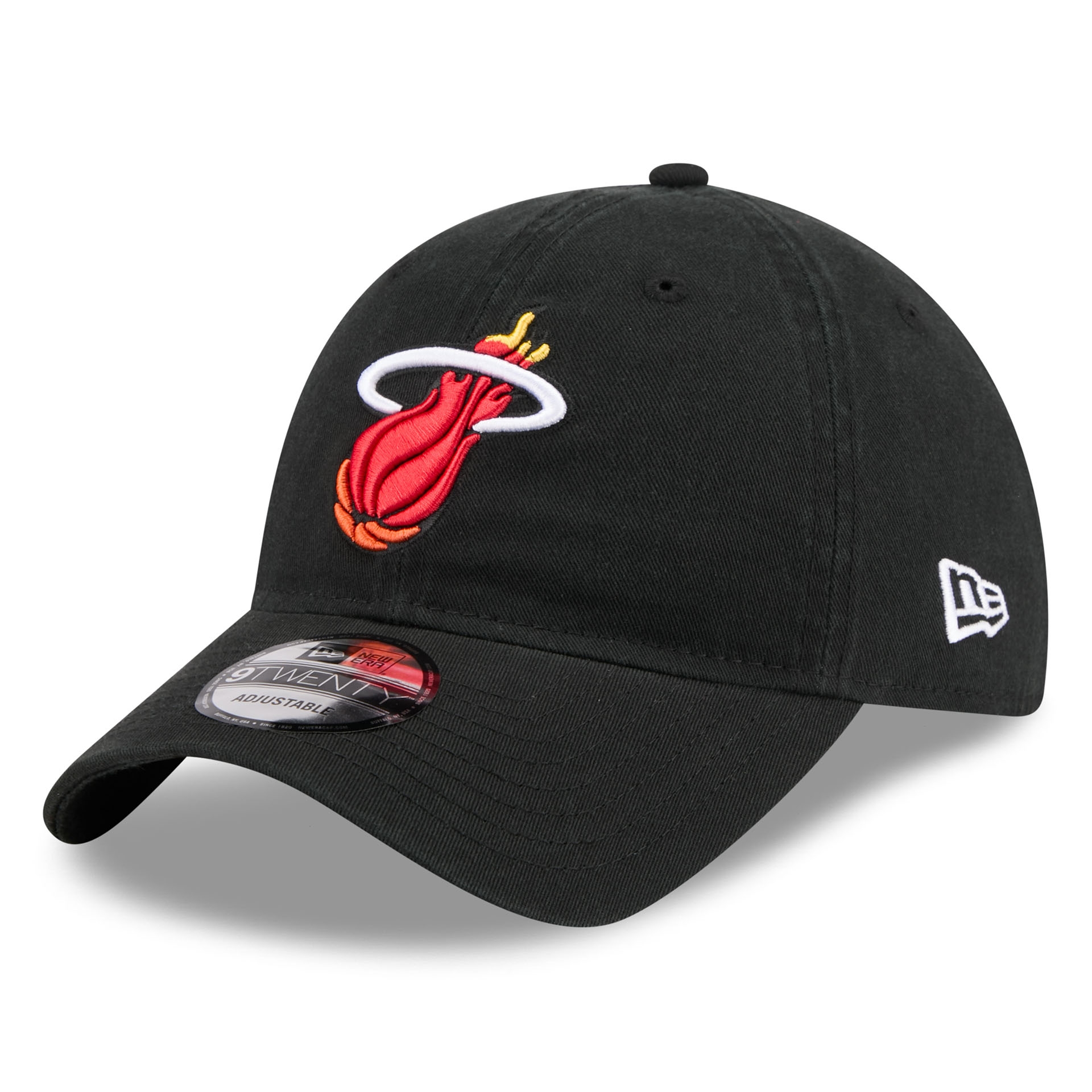 Miami Heat Hardwood Classics 9TWENTY Adjustable Cap Schwarz