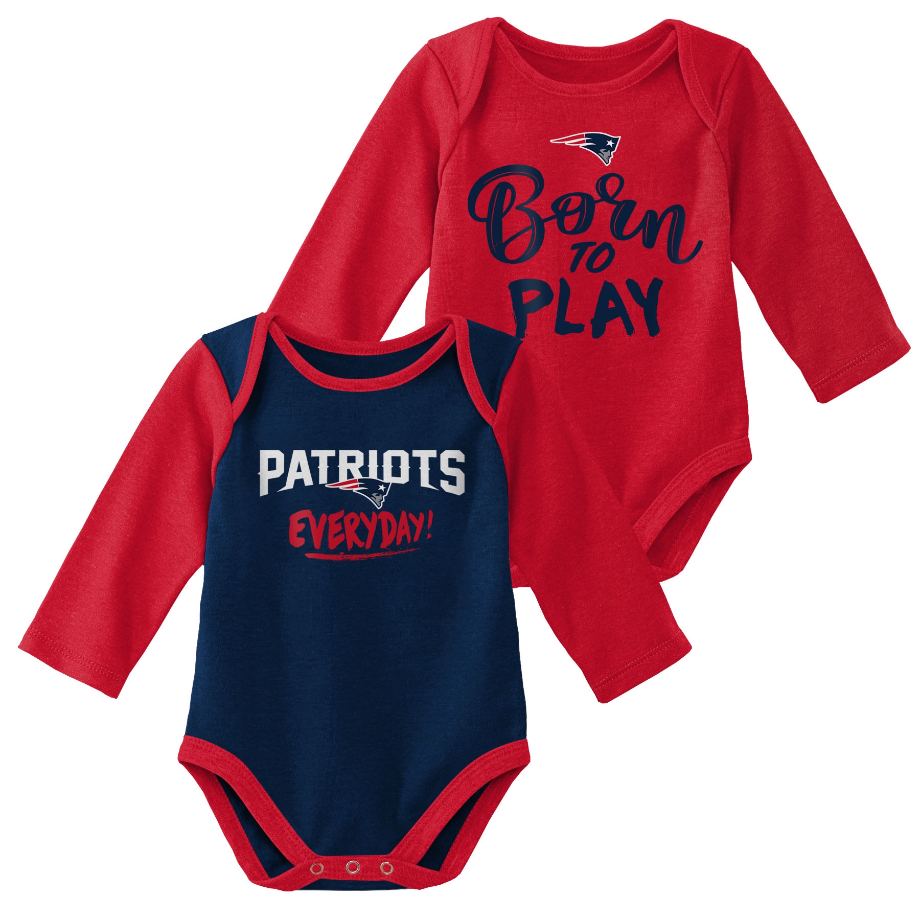 New England Patriots Born to Play NFL Baby Body Set (2er-Pack)