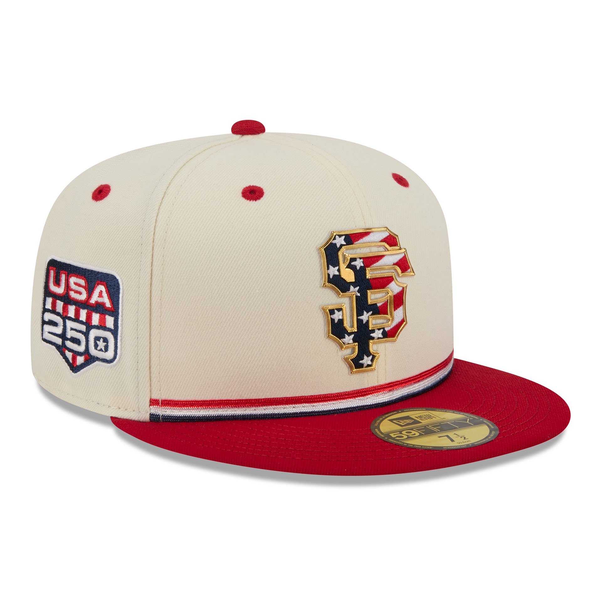 San Francisco Giants 2026 4th of July USA 250 59FIFTY Fitted MLB Cap