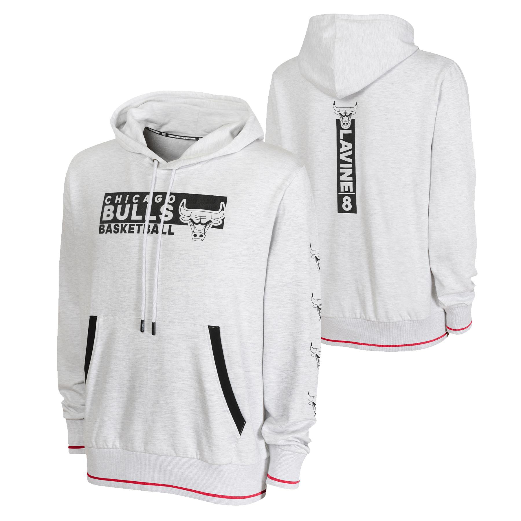 Zach Lavine #8 Chicago Bulls Outerstuff NBA Hoodie Grau