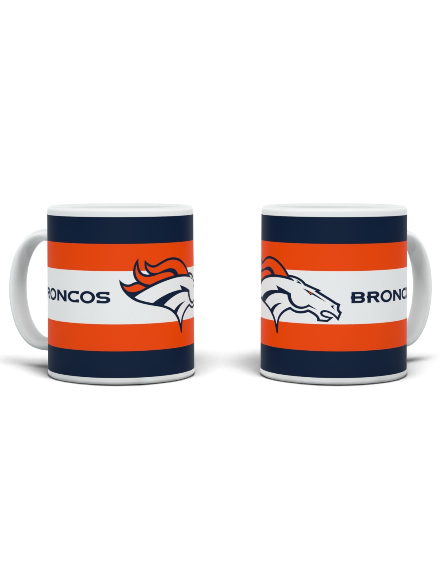 Denver Broncos Stripe Logo NFL Mug (330 ml)
