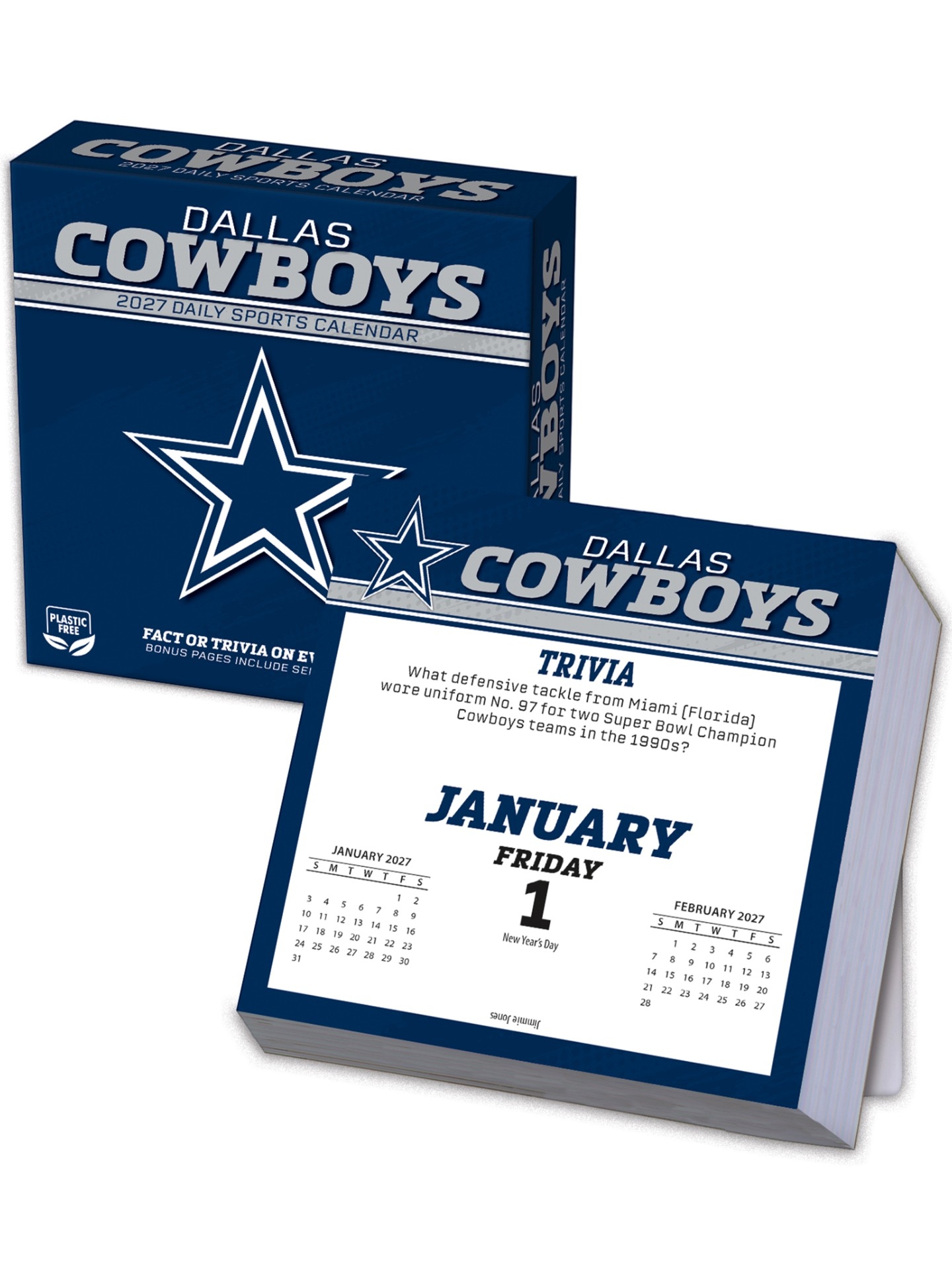 Dallas Cowboys 2027 NFL Tischkalender