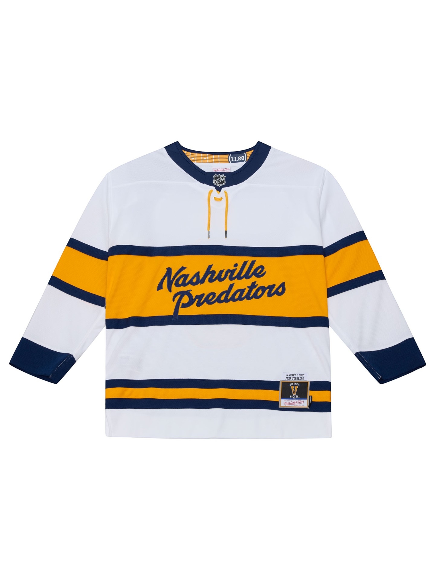 Filip Forsberg #9 Nashville Predators 2020 Winter Classic Premium Power Play NHL Trikot