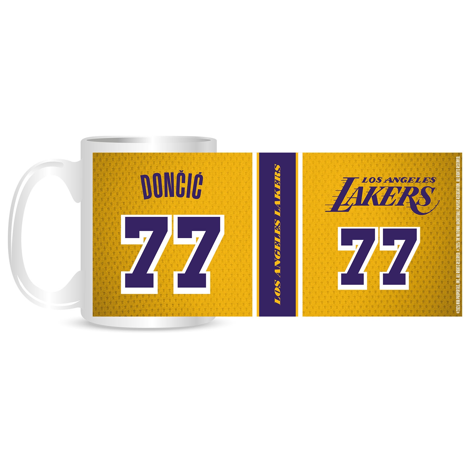 Luka Dončić #77 Los Angeles Lakers NBA Becher (330 ml)