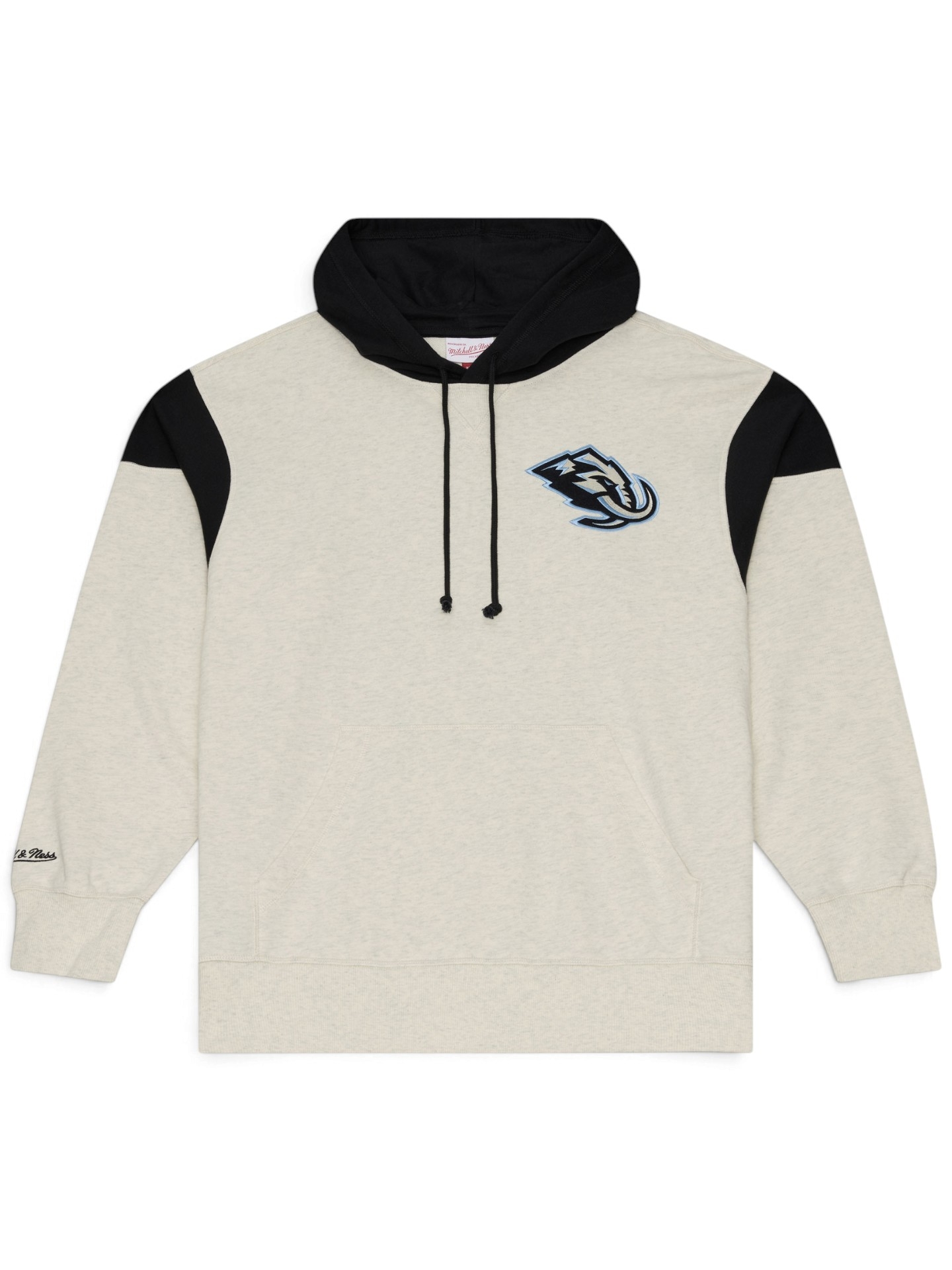 Utah Mammoth Retro Roots French Terry NHL Hoodie Cream