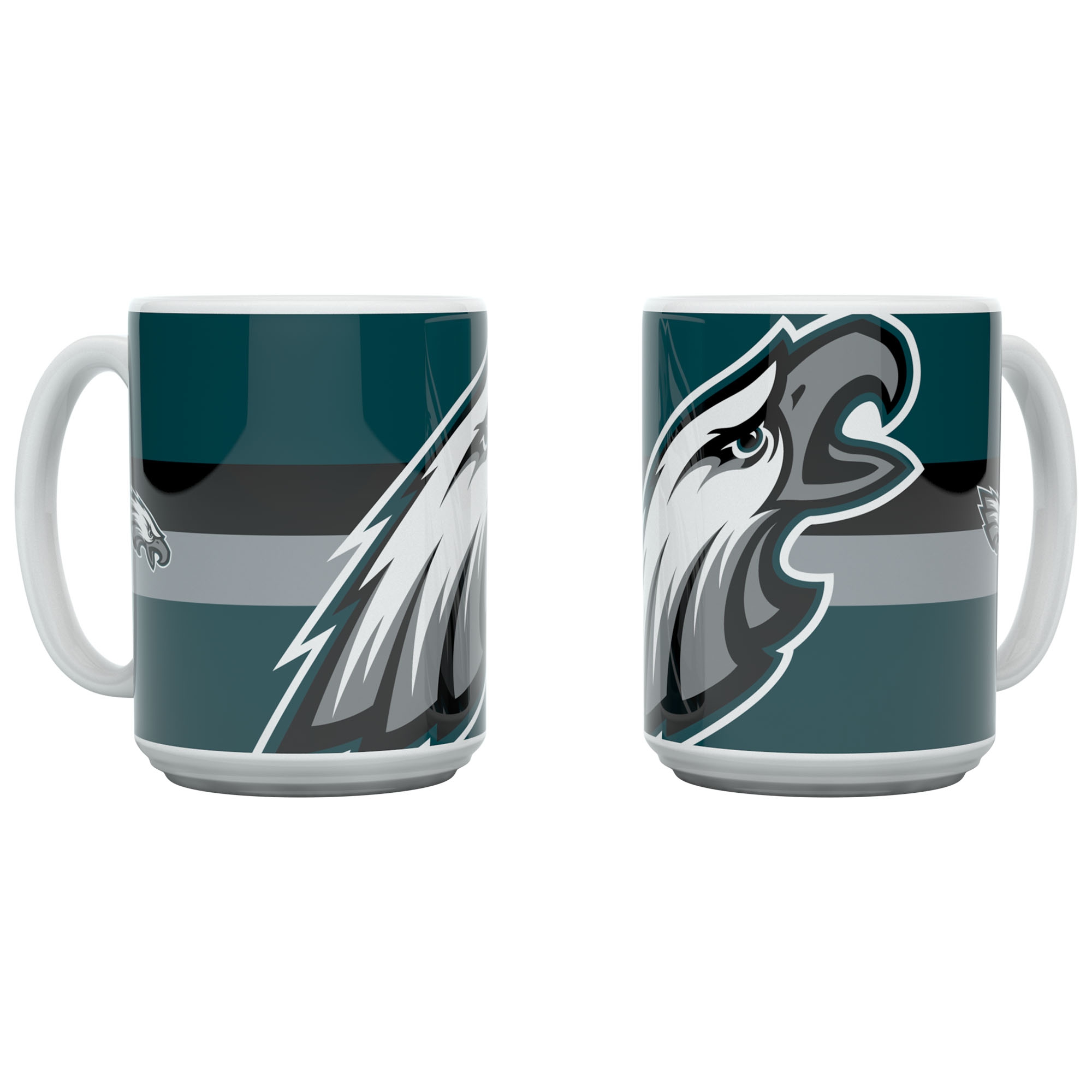 Philadelphia Eagles Triple Logo Jumbo NFL Becher (450 ml)