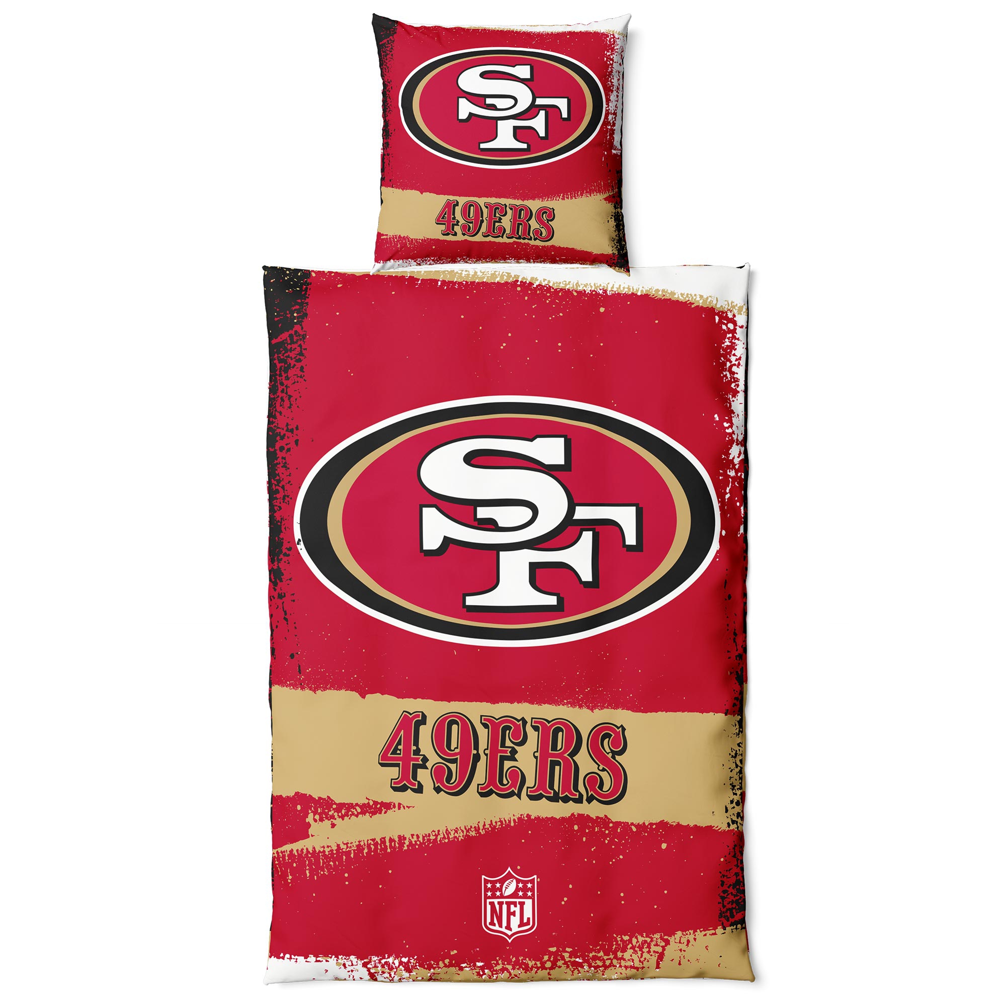 San Francisco 49ers Raw NFL Bettwäsche-Set