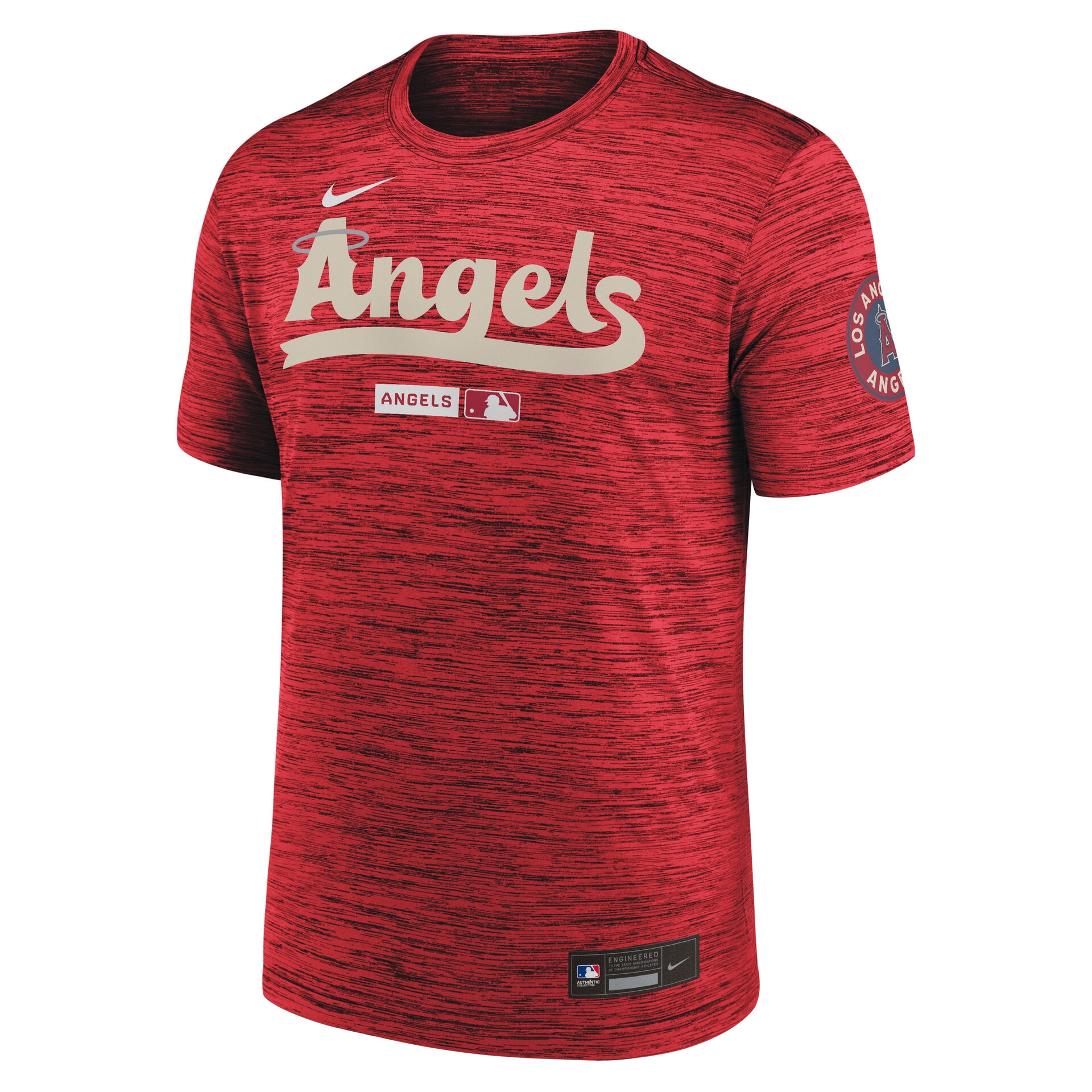 Los Angeles Angels City Connect 2026 MLB Authentic Velocity T-Shirt Rot