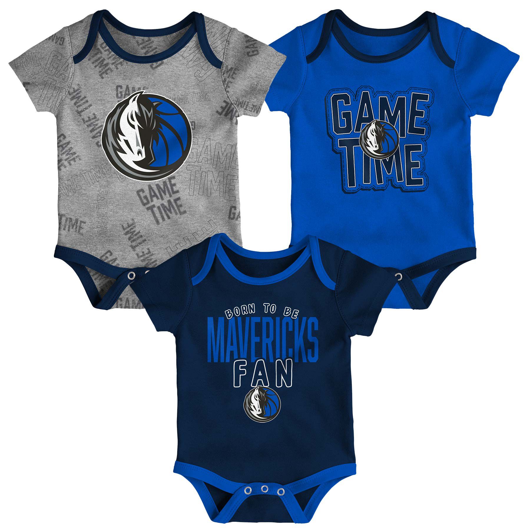 Dallas Mavericks Game Time NBA Baby Body-Set (3er-Pack)