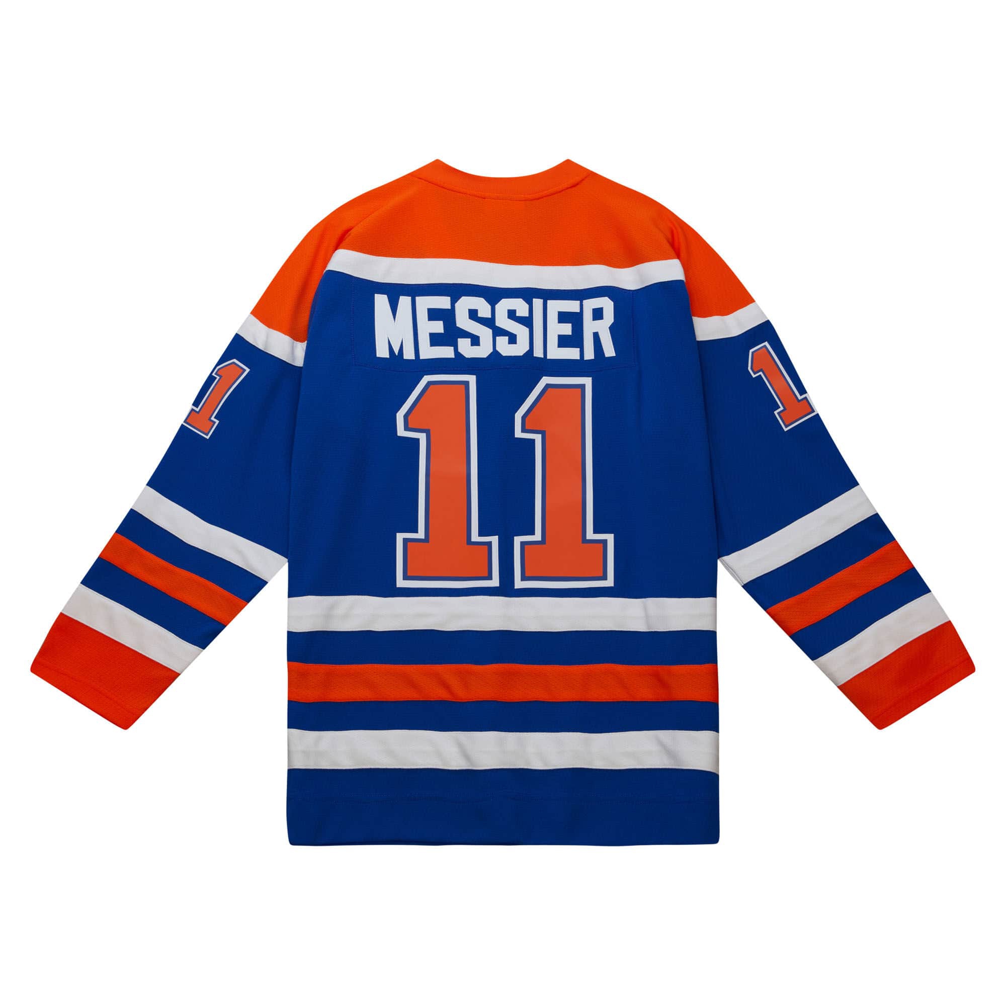 Mark Messier #11 Edmonton Oilers 1986-87 Mitchell & Ness NHL Jersey