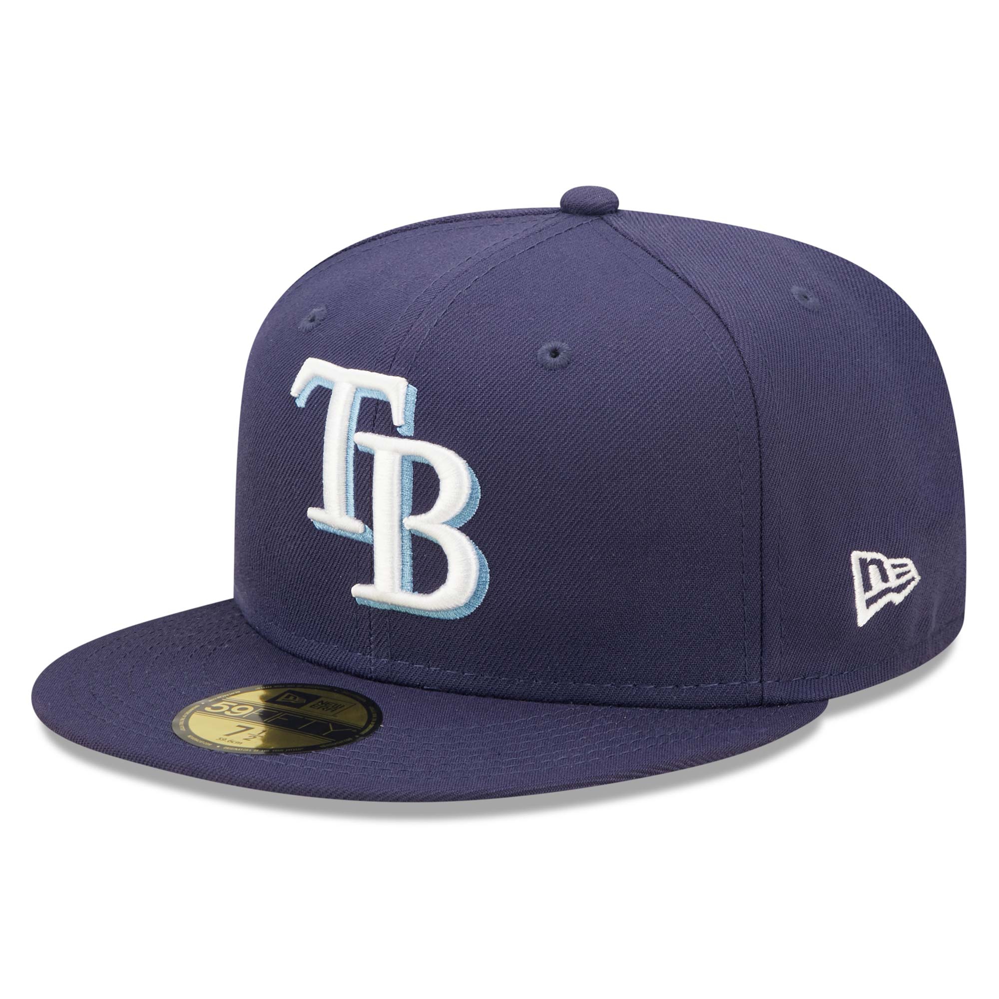 Tampa Bay Rays Authentic 59FIFTY Fitted MLB Cap Game Navy