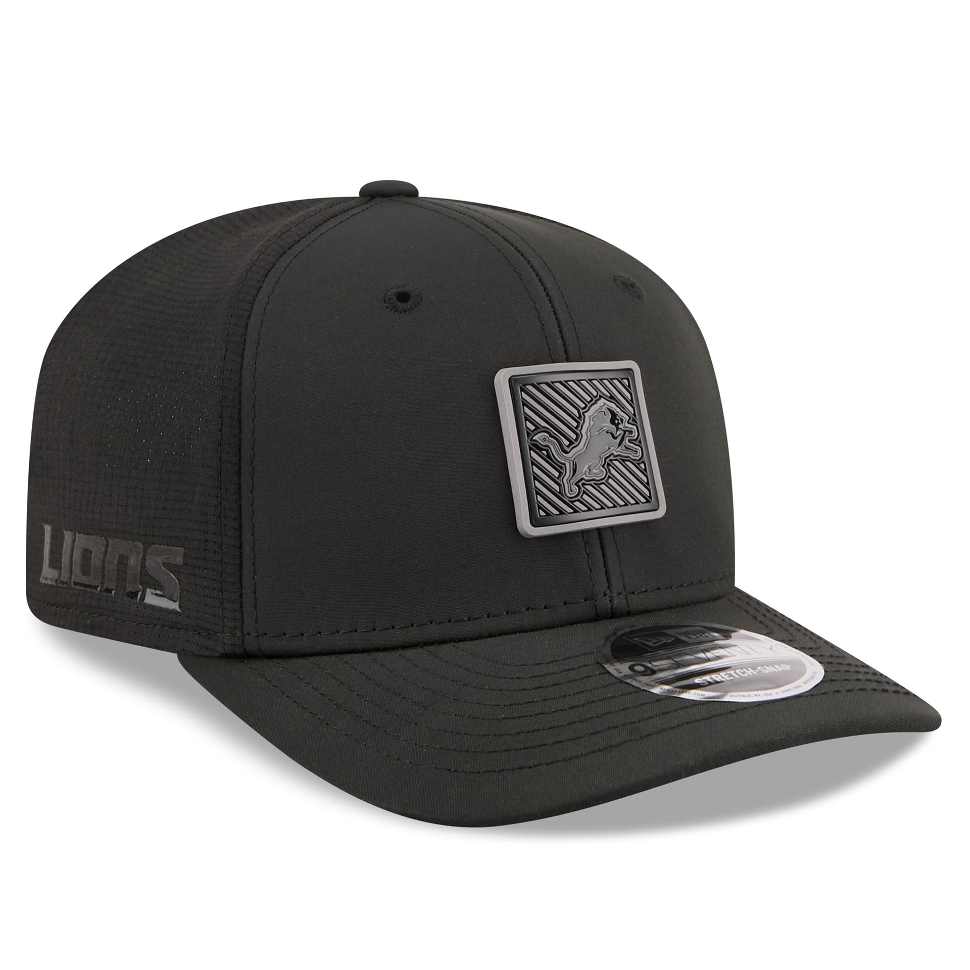 Detroit Lions Black 2026 NFL Training Camp 9SEVENTY Stretch-Snap Cap Black