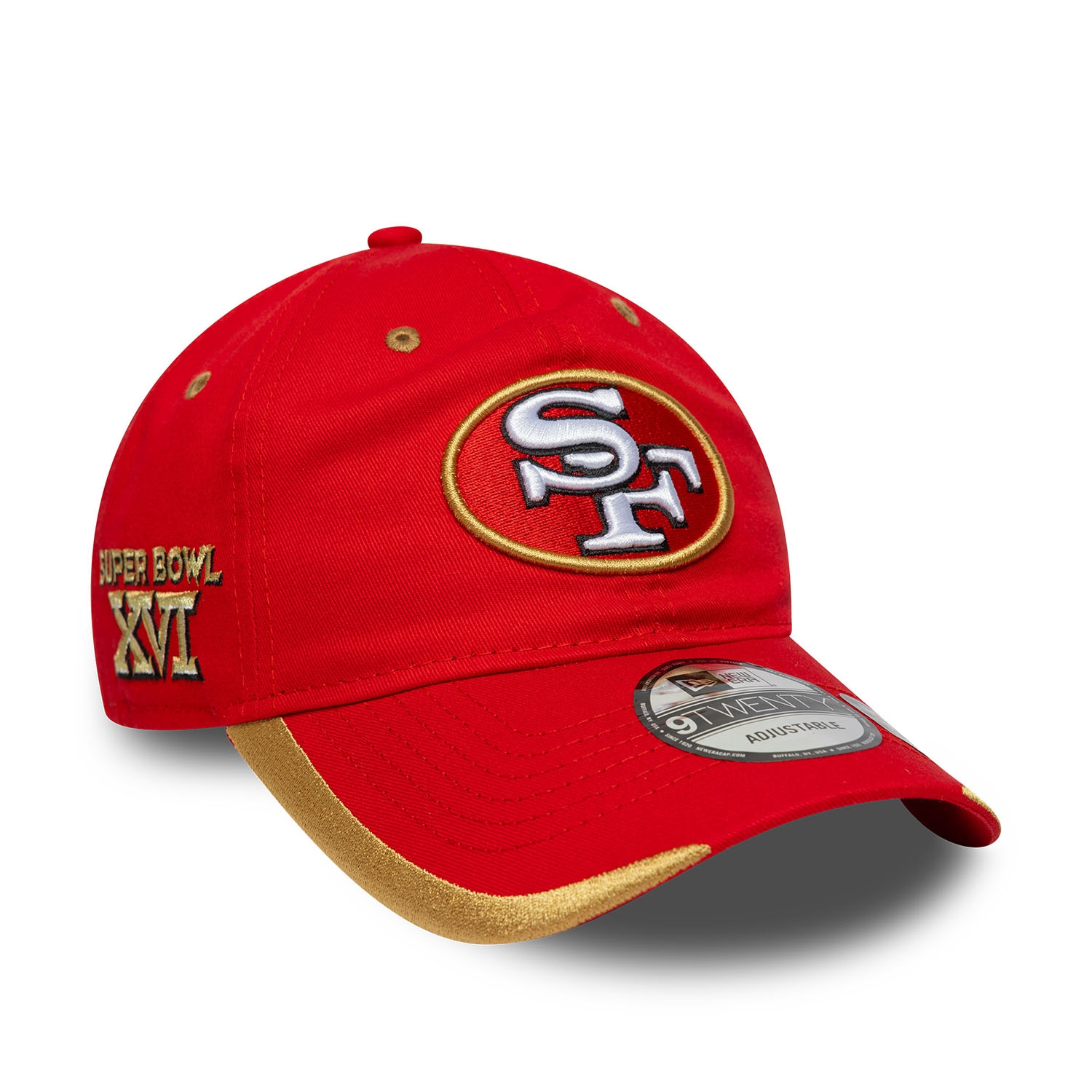 San Francisco 49ers Super Bowl XVI 9TWENTY Adjustable Cap Rot