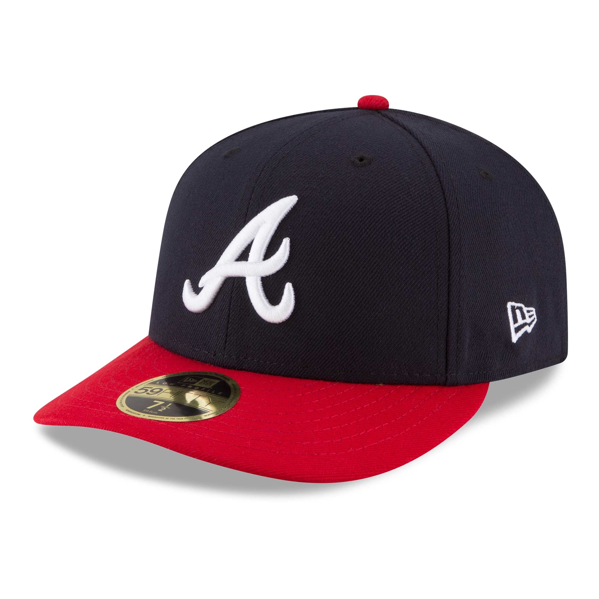 Atlanta Braves Authentic Low Profile 59FIFTY Fitted MLB Cap Home