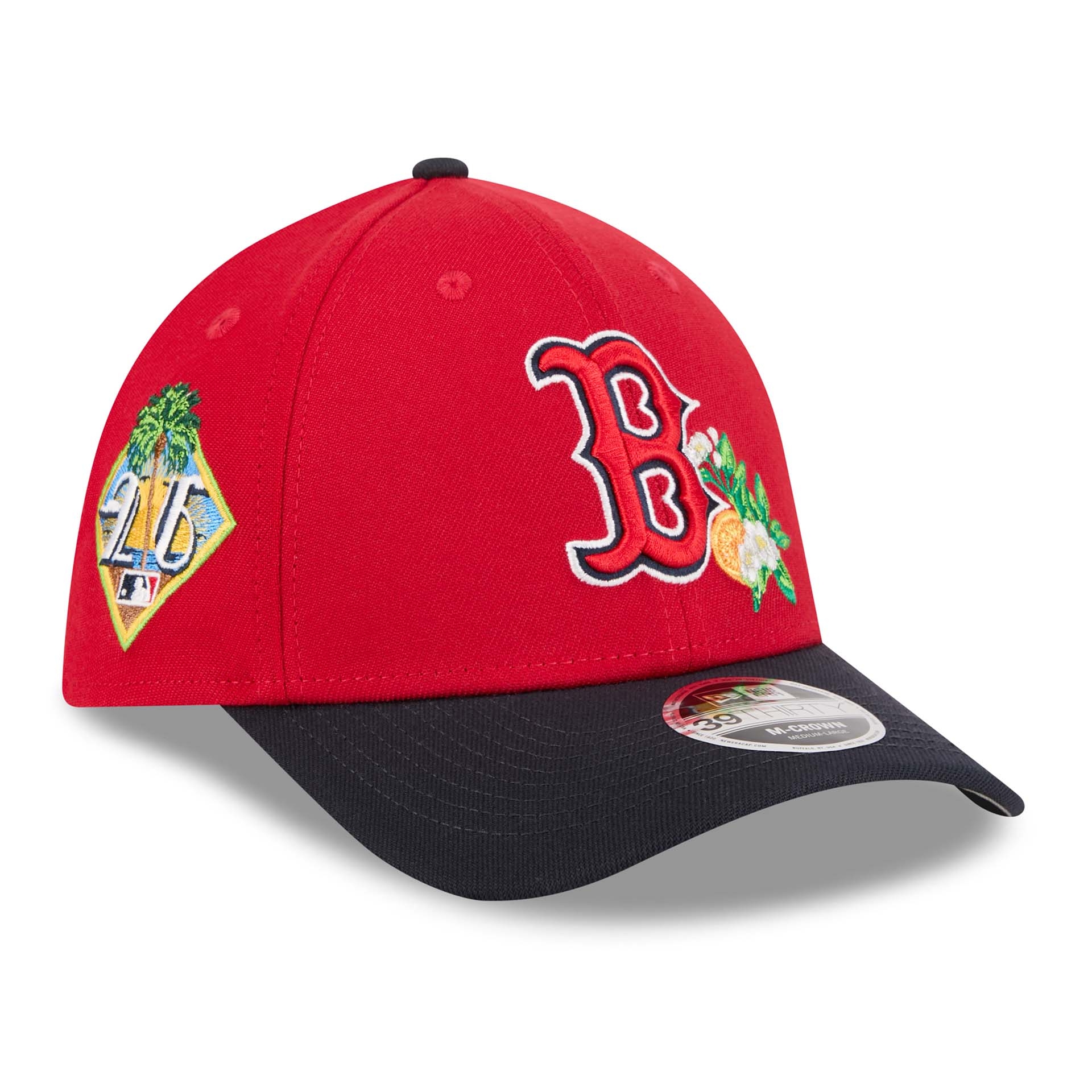 Boston Red Sox 2026 MLB Spring Training 39THIRTY M-Crown Flex Cap Rot