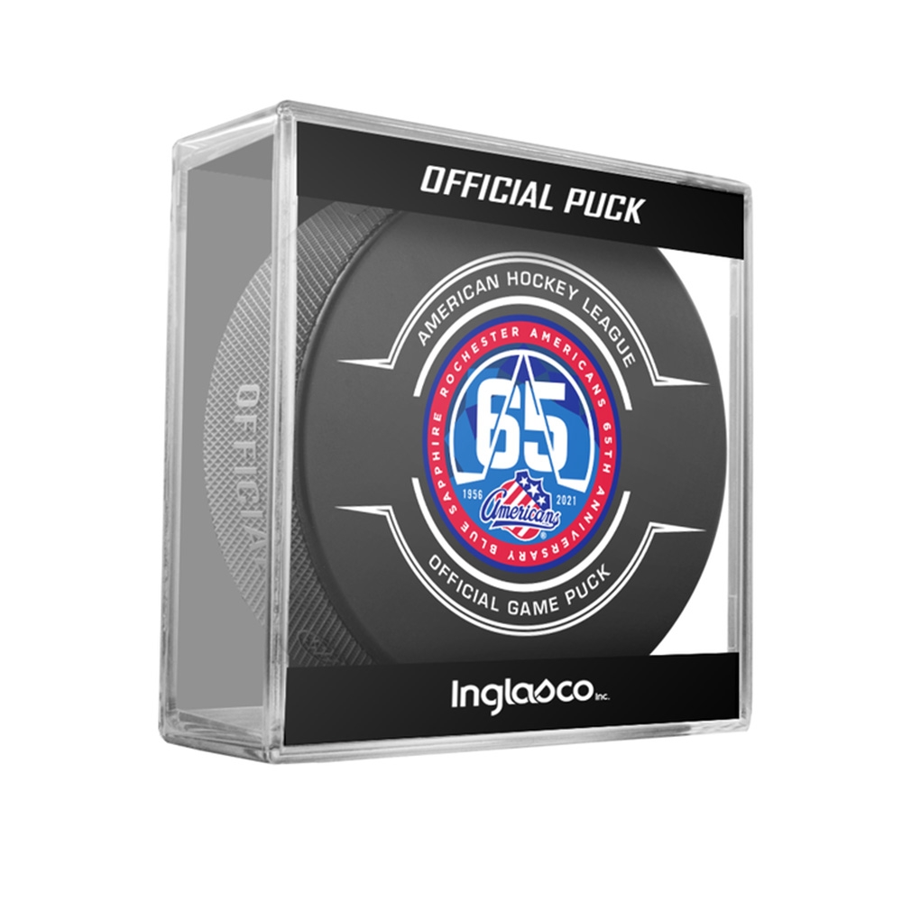 Rochester Americans 65th Anniversary AHL Official Game Puck