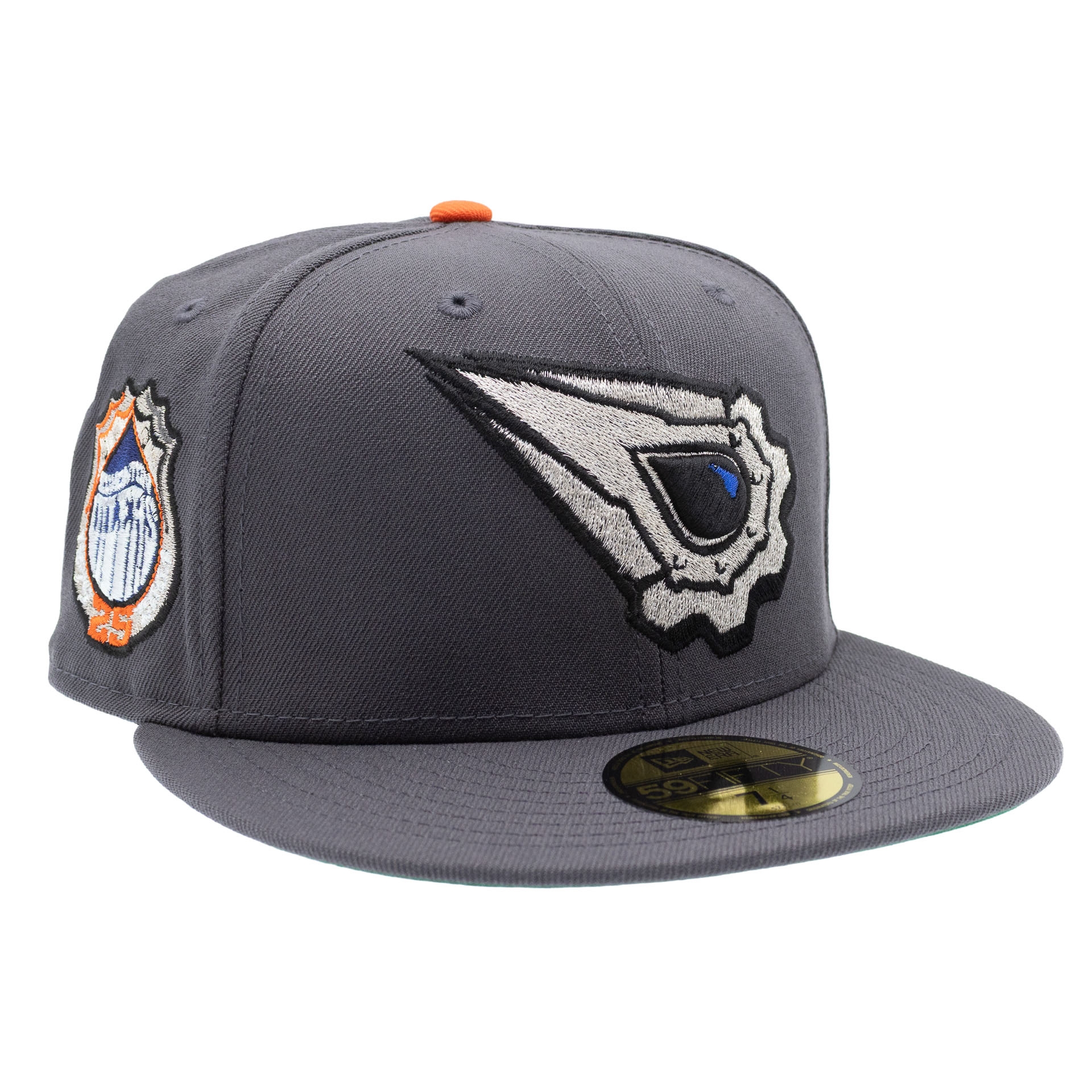 Edmonton Oilers 25th Anniversary 59FIFTY Fitted NHL Cap Dunkelgrau
