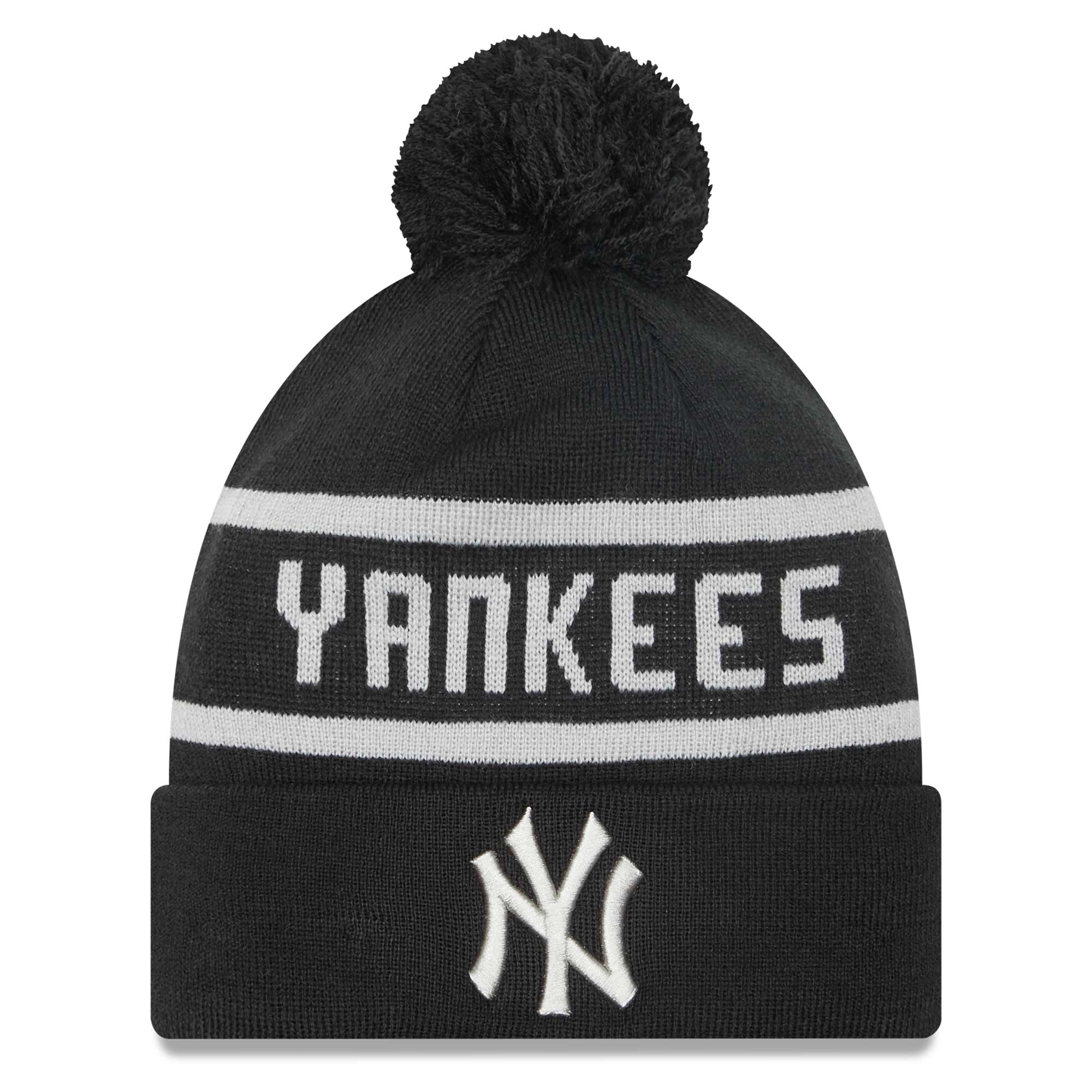 New York Yankees New Era Jake Cuff MLB Knit Hat Black