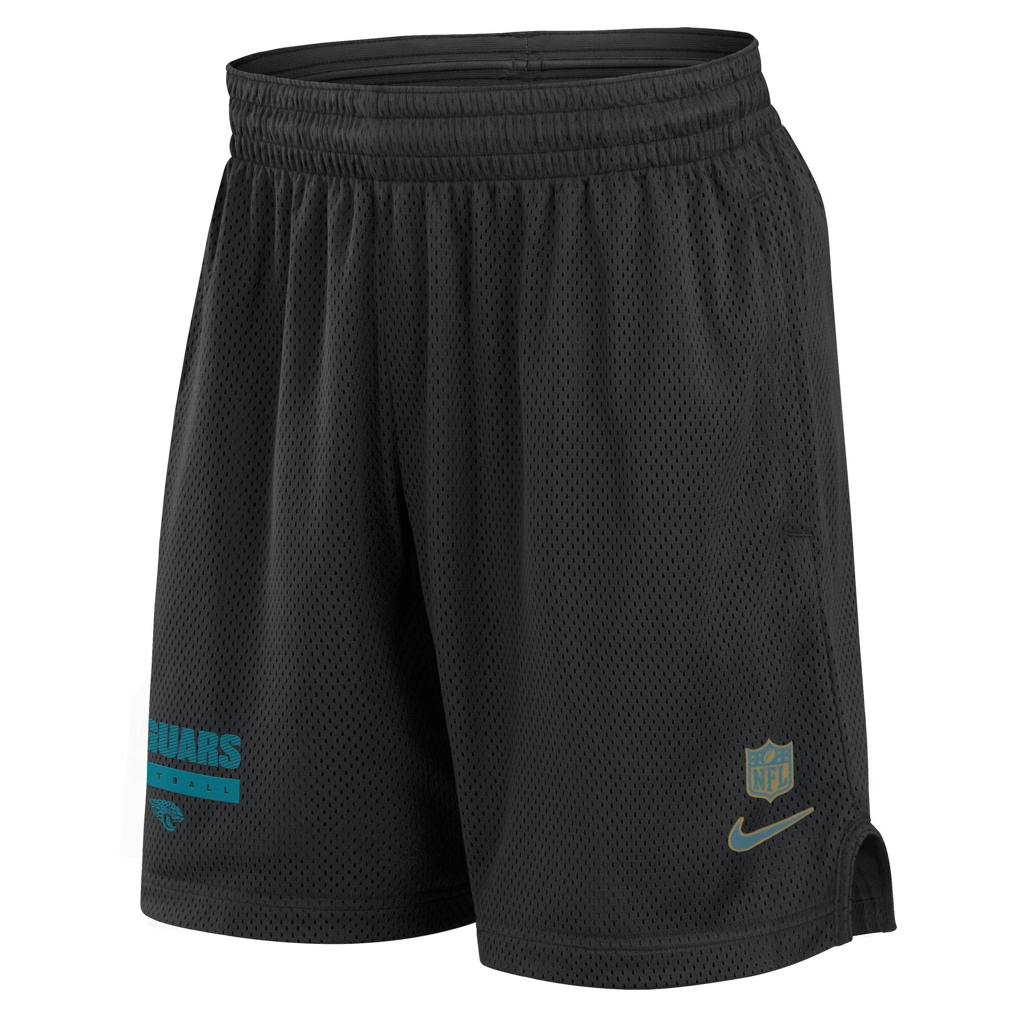 Jacksonville Jaguars 2024 NFL Sideline Mesh Nike Dri-FIT Shorts Schwarz