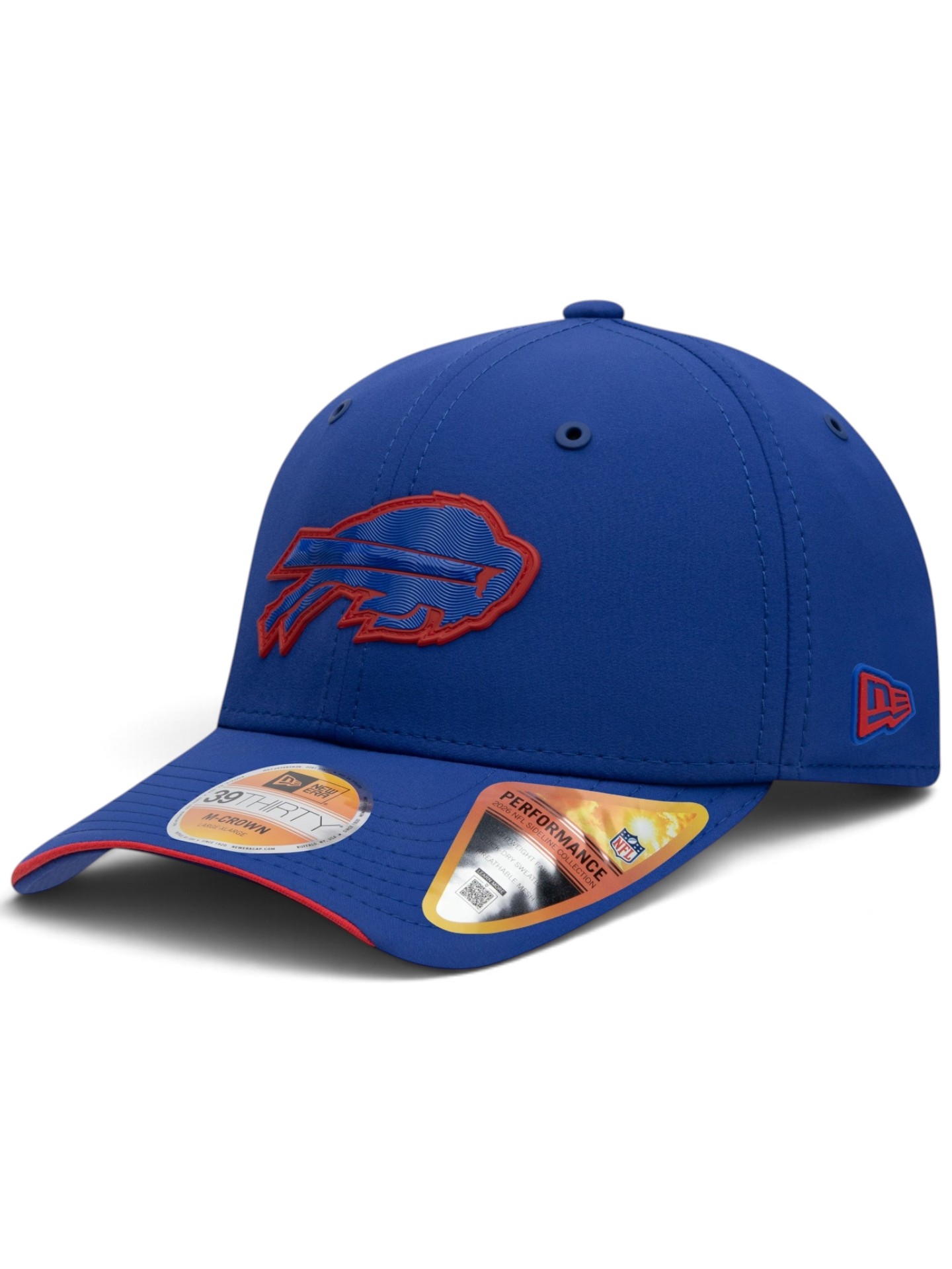 Buffalo Bills 2026 NFL Sideline 39THIRTY M-Crown Flex Cap Blau
