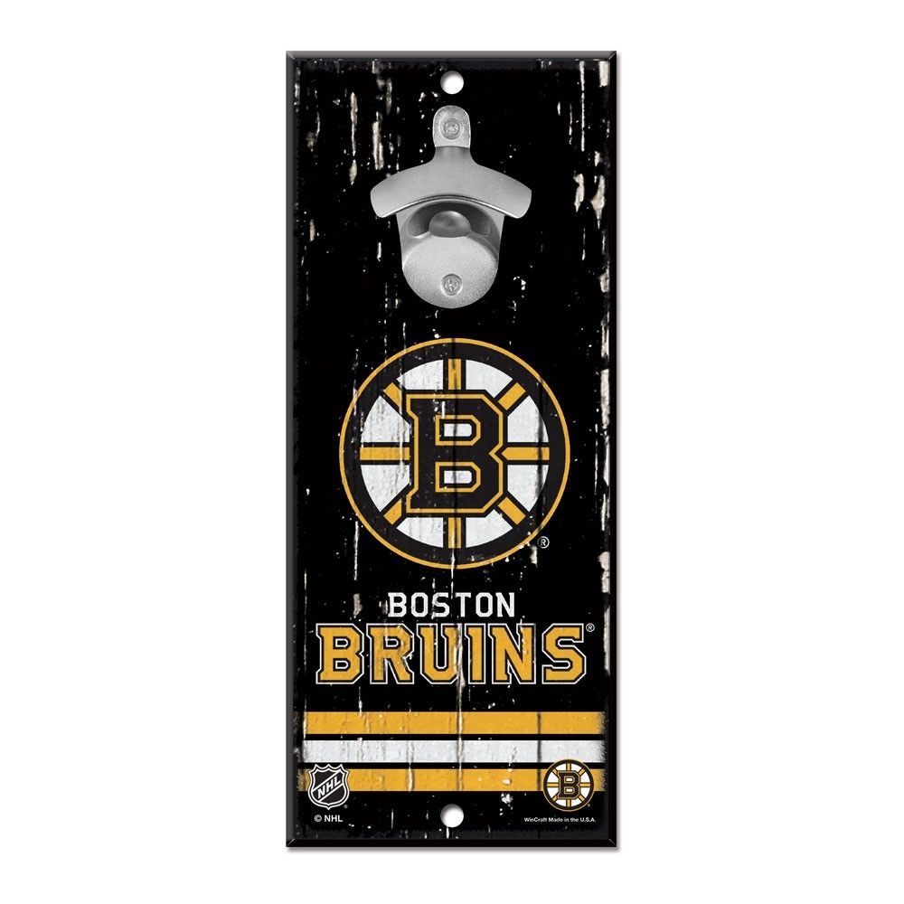 Boston Bruins NHL Schild mit Flaschenöffner