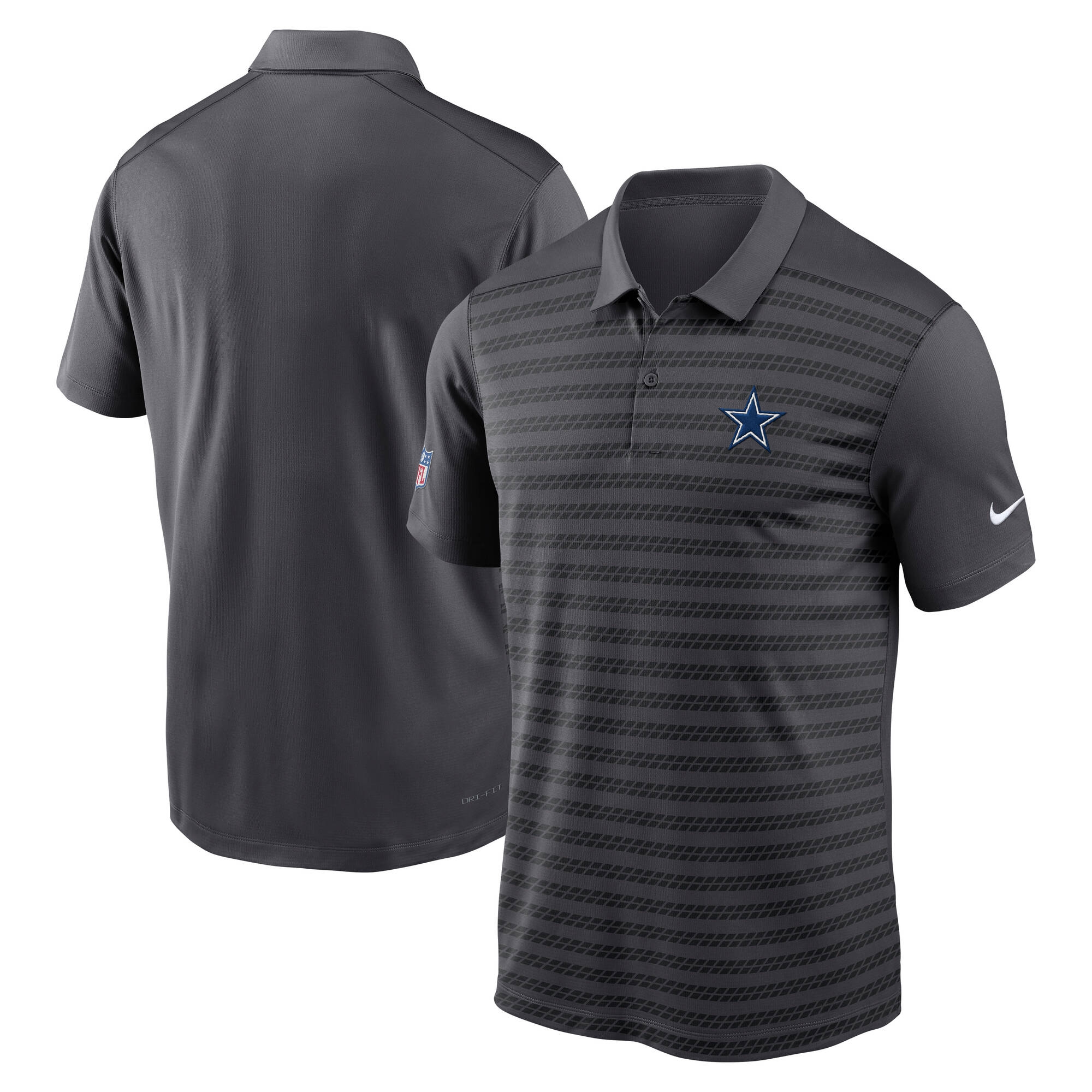 Dallas Cowboys 2024 NFL Sideline Victory Nike Dri-FIT Poloshirt Grau