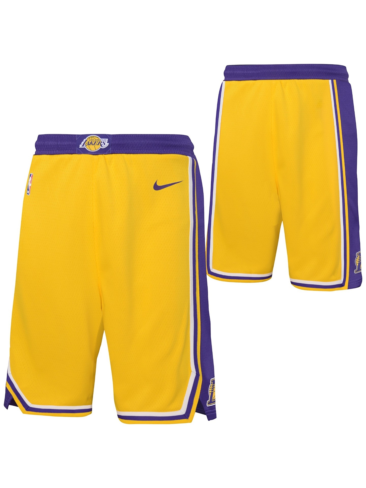 Los Angeles Lakers Icon Swingman NBA Shorts Gelb (YOUTH)