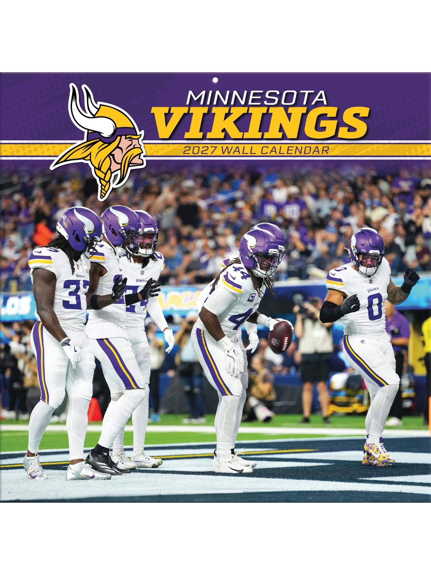 Minnesota Vikings 2027 NFL Team Wall Calendar