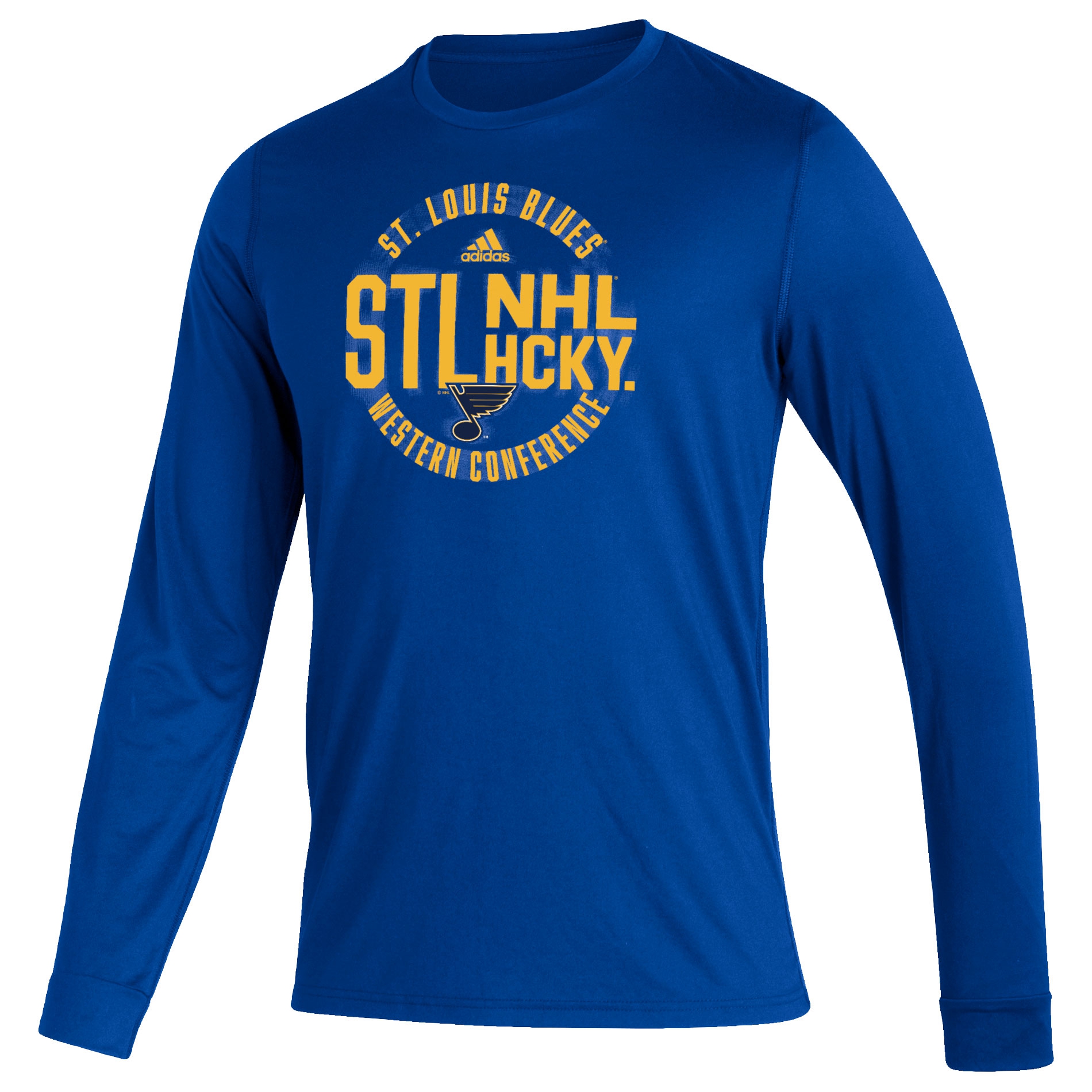 St. Louis Blues 2021/22 NHL adidas Creator Longsleeve Shirt Blau